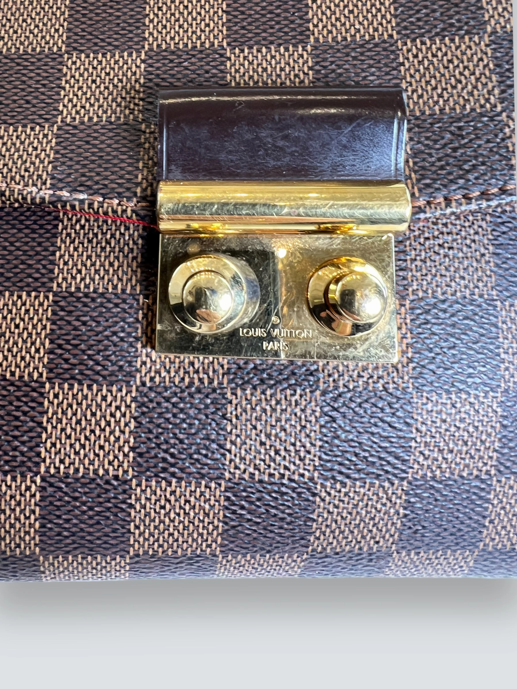 Louis Vuitton Damier Ebene Canvas Croisette Crossbody