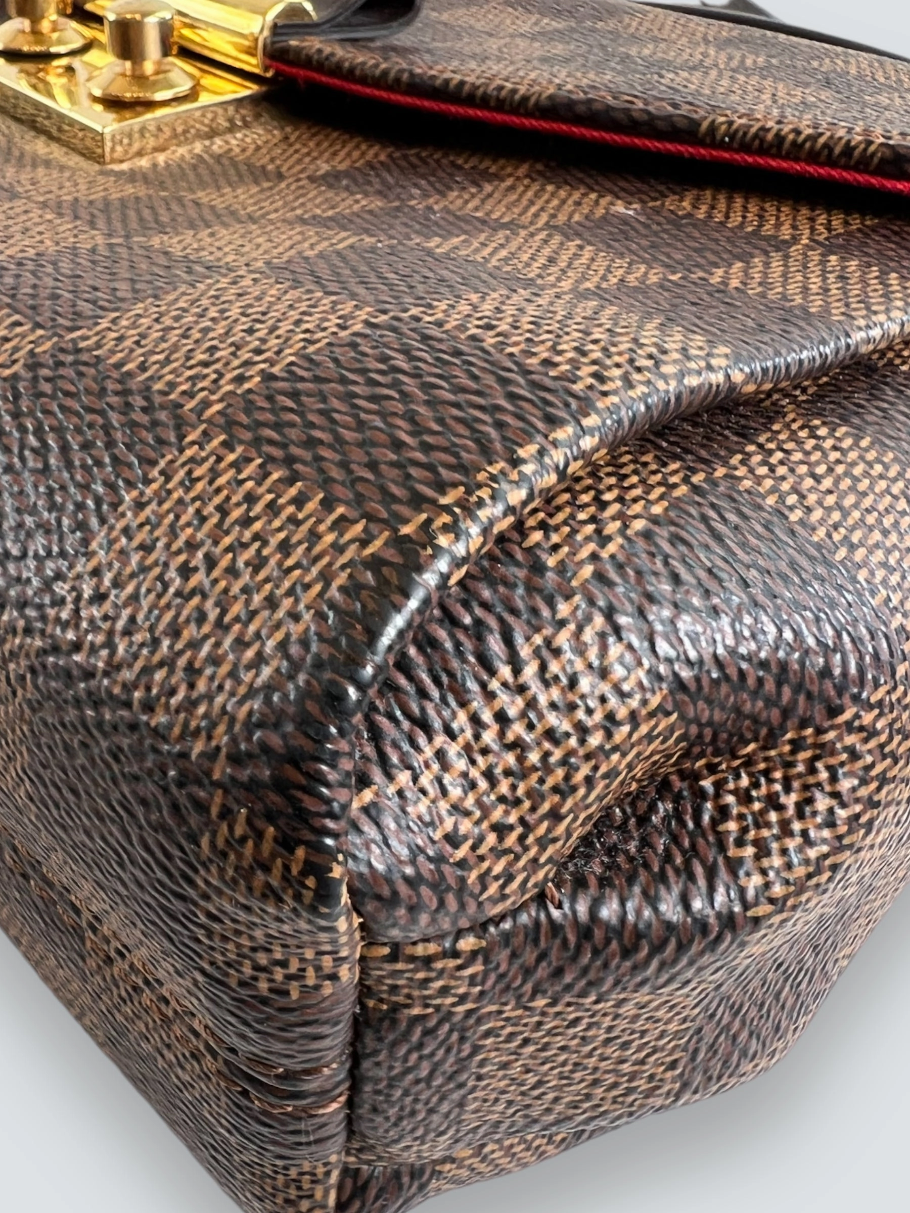 Louis Vuitton Damier Ebene Canvas Croisette Crossbody