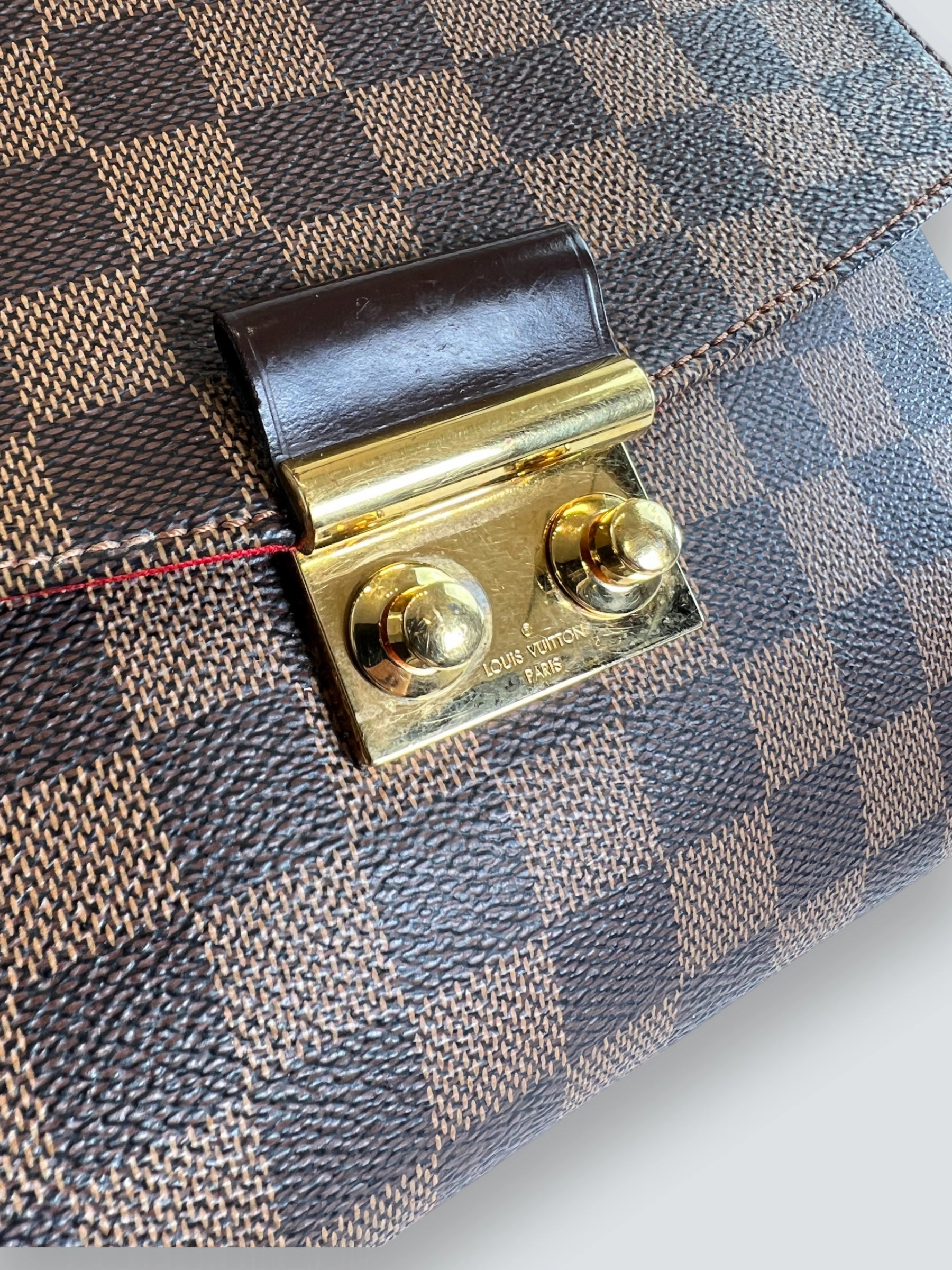 Louis Vuitton Damier Ebene Canvas Croisette Crossbody