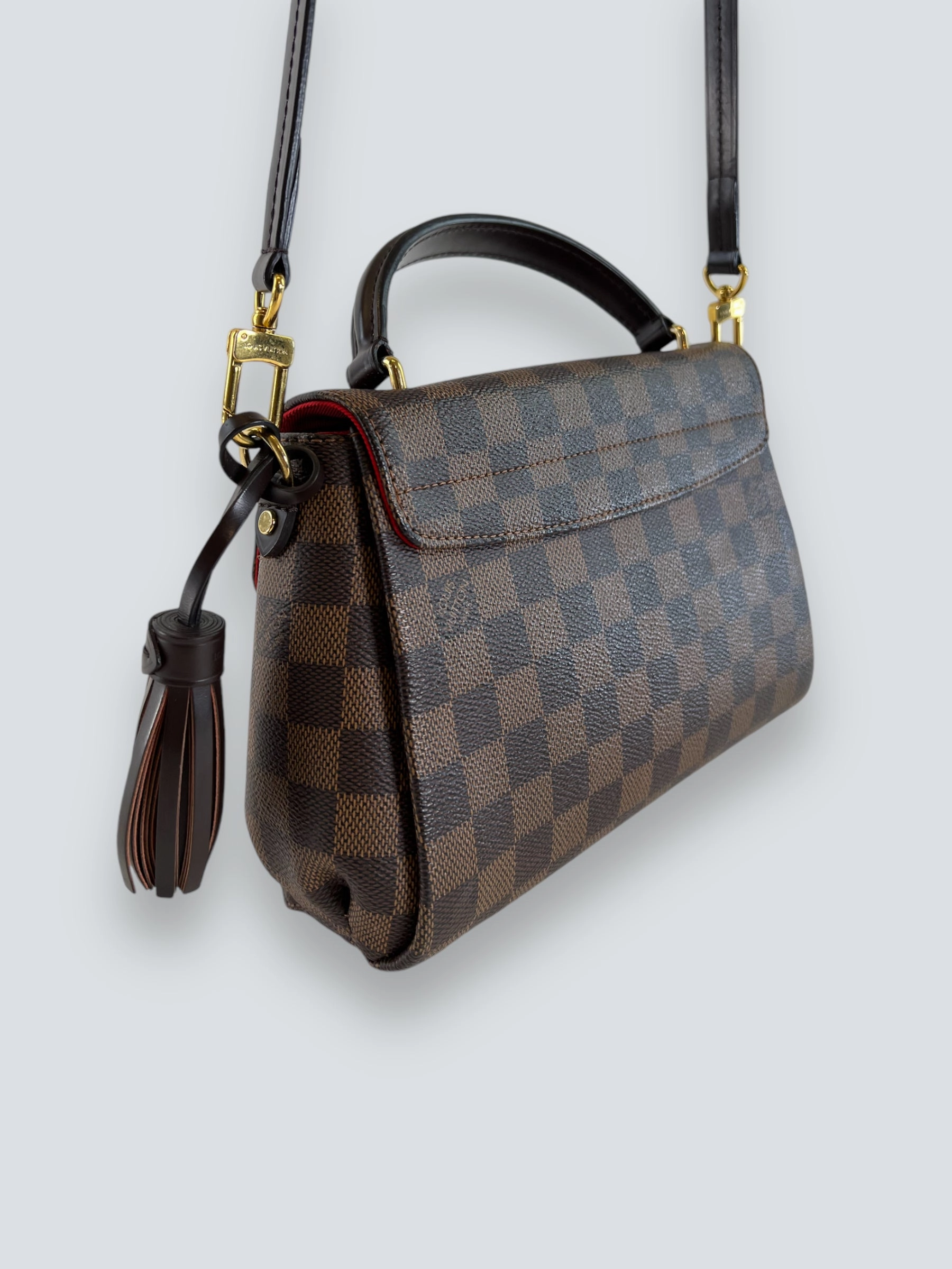 Louis Vuitton Damier Ebene Canvas Croisette Crossbody