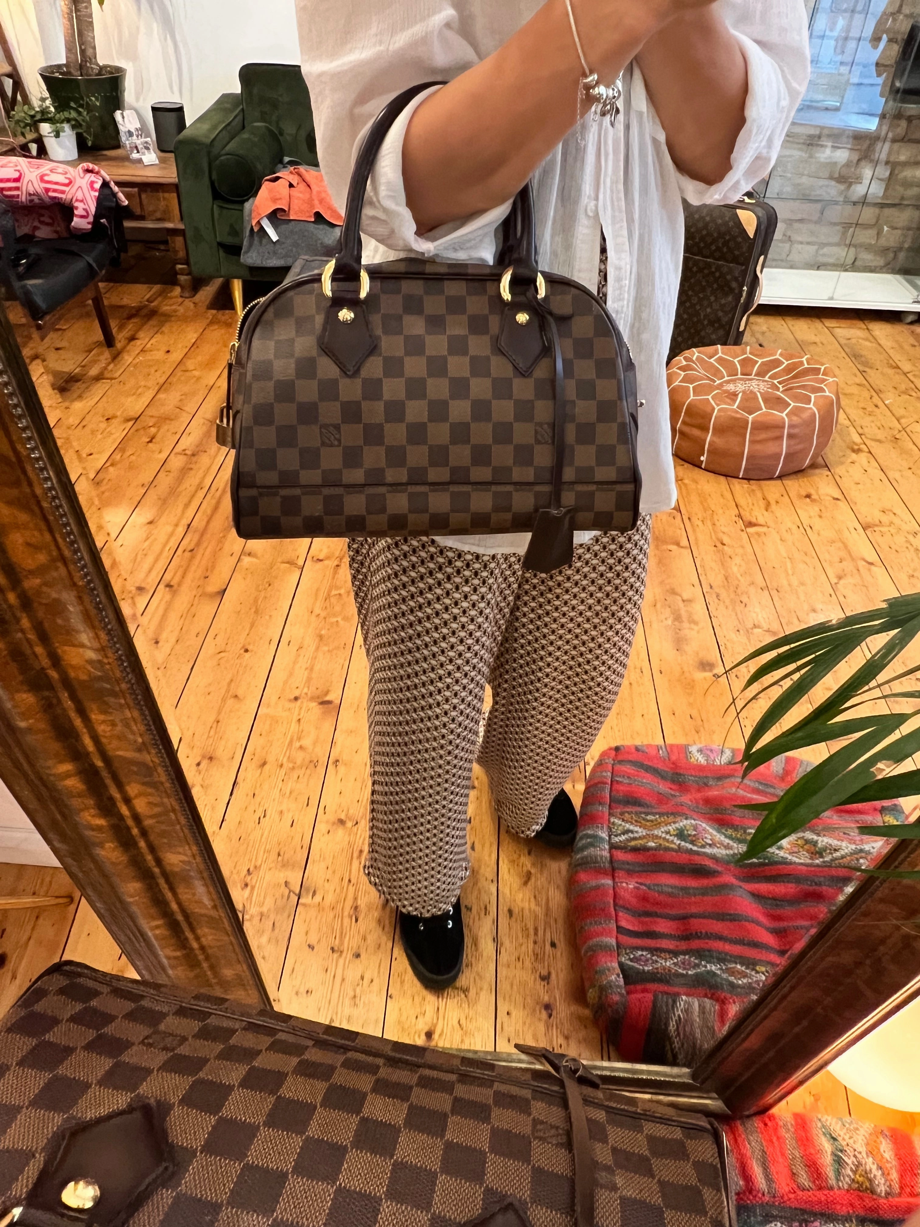 Louis Vuitton Damier Ebene Canvas Duomo Tote
