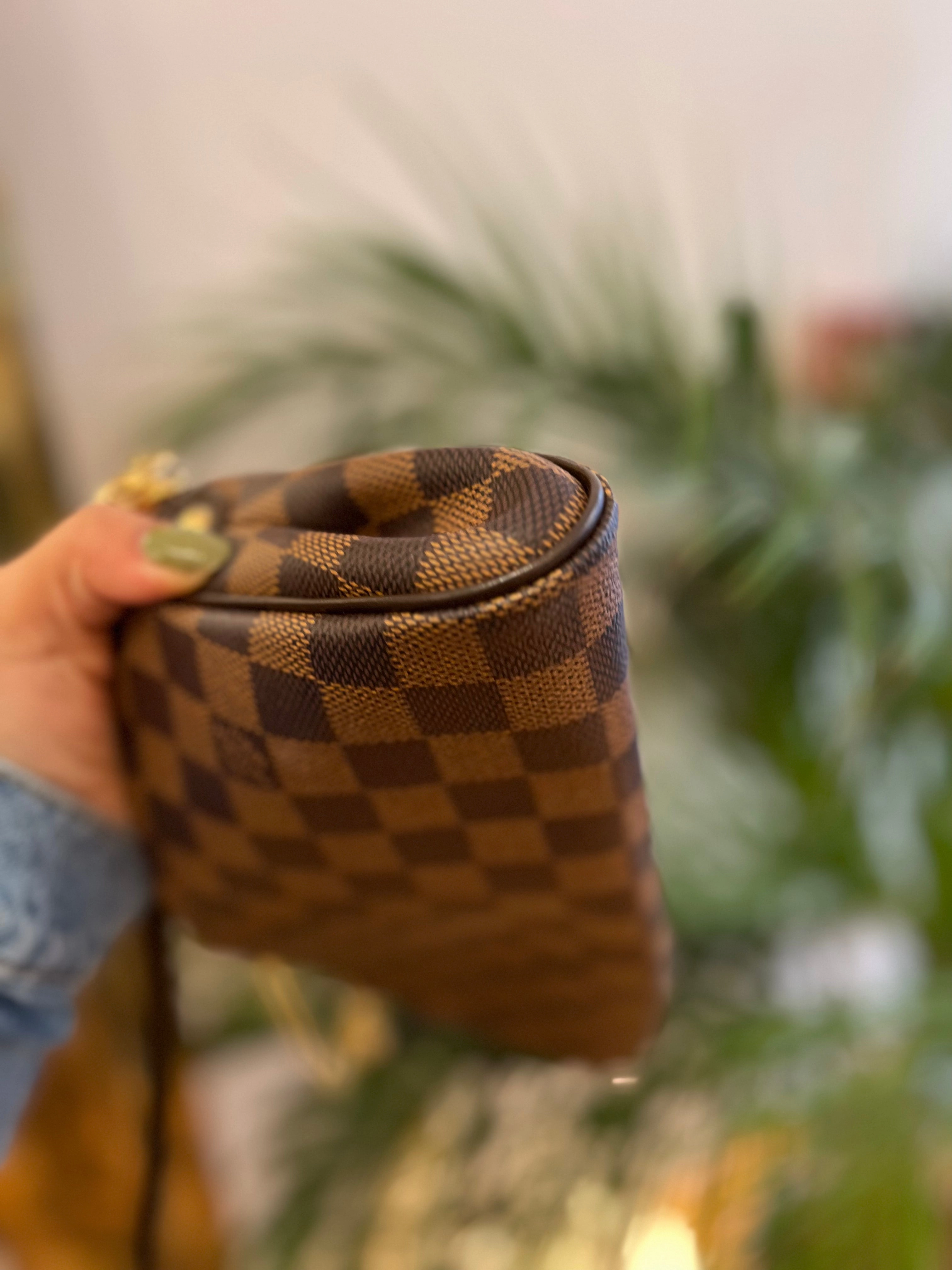 Louis Vuitton Damier Ebene Canvas Eva Crossbody