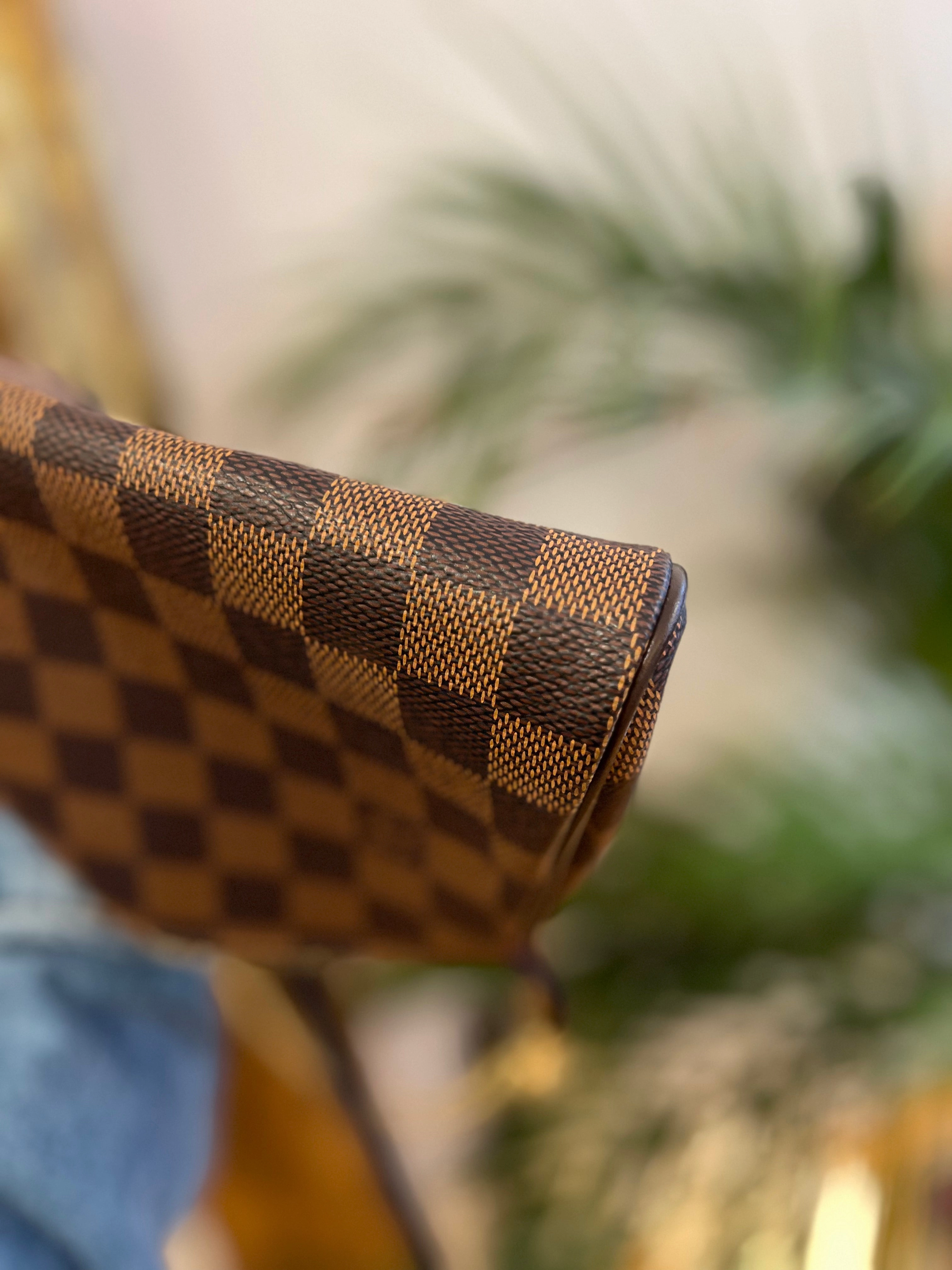 Louis Vuitton Damier Ebene Canvas Eva Crossbody