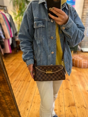 Louis Vuitton Damier Ebene Canvas Eva Crossbody