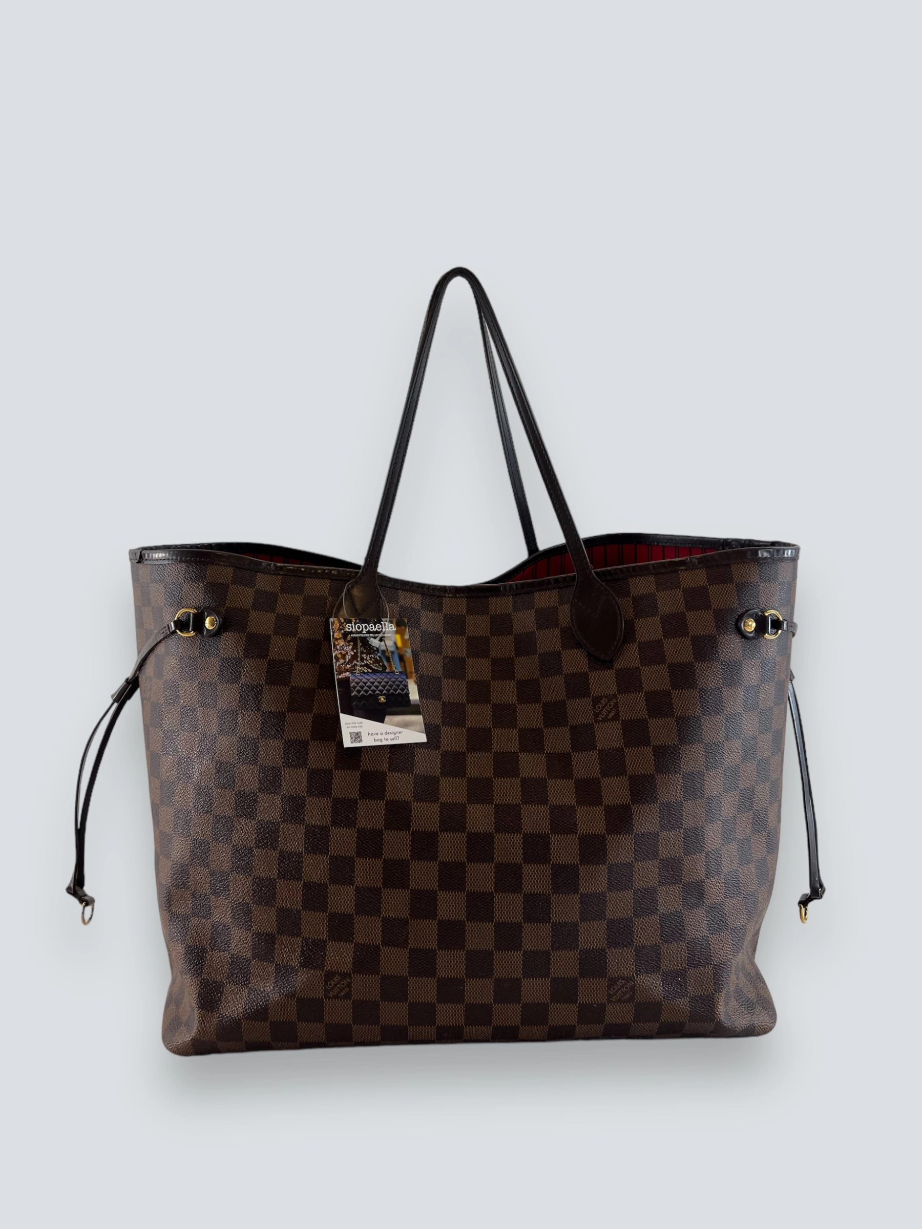 Louis Vuitton Damier Ebene Canvas Neverfull - GM