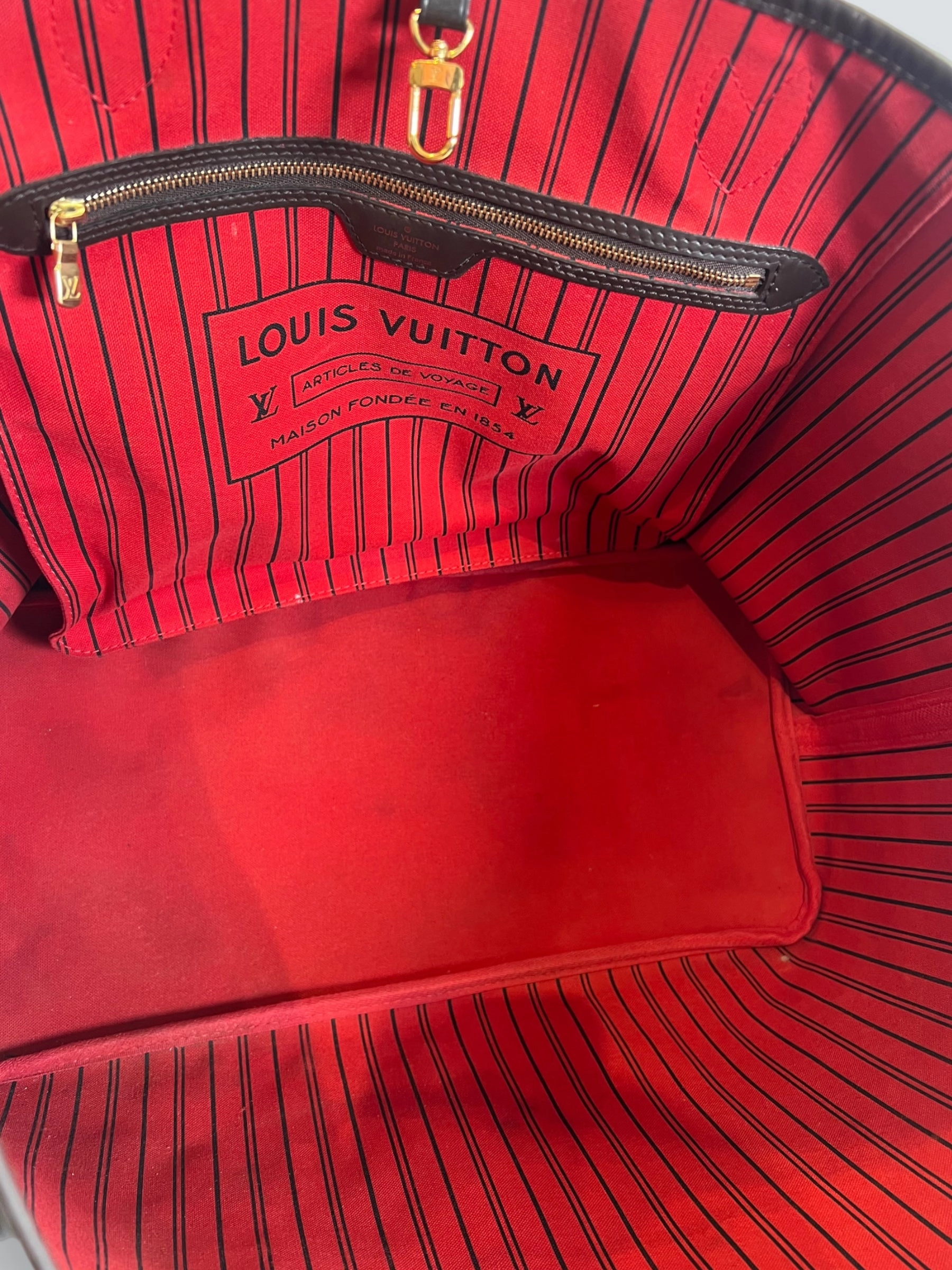 Louis Vuitton Damier Ebene Canvas Neverfull - GM