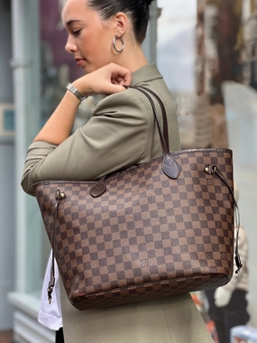 Louis Vuitton Damier Ebene Canvas Neverfull MM