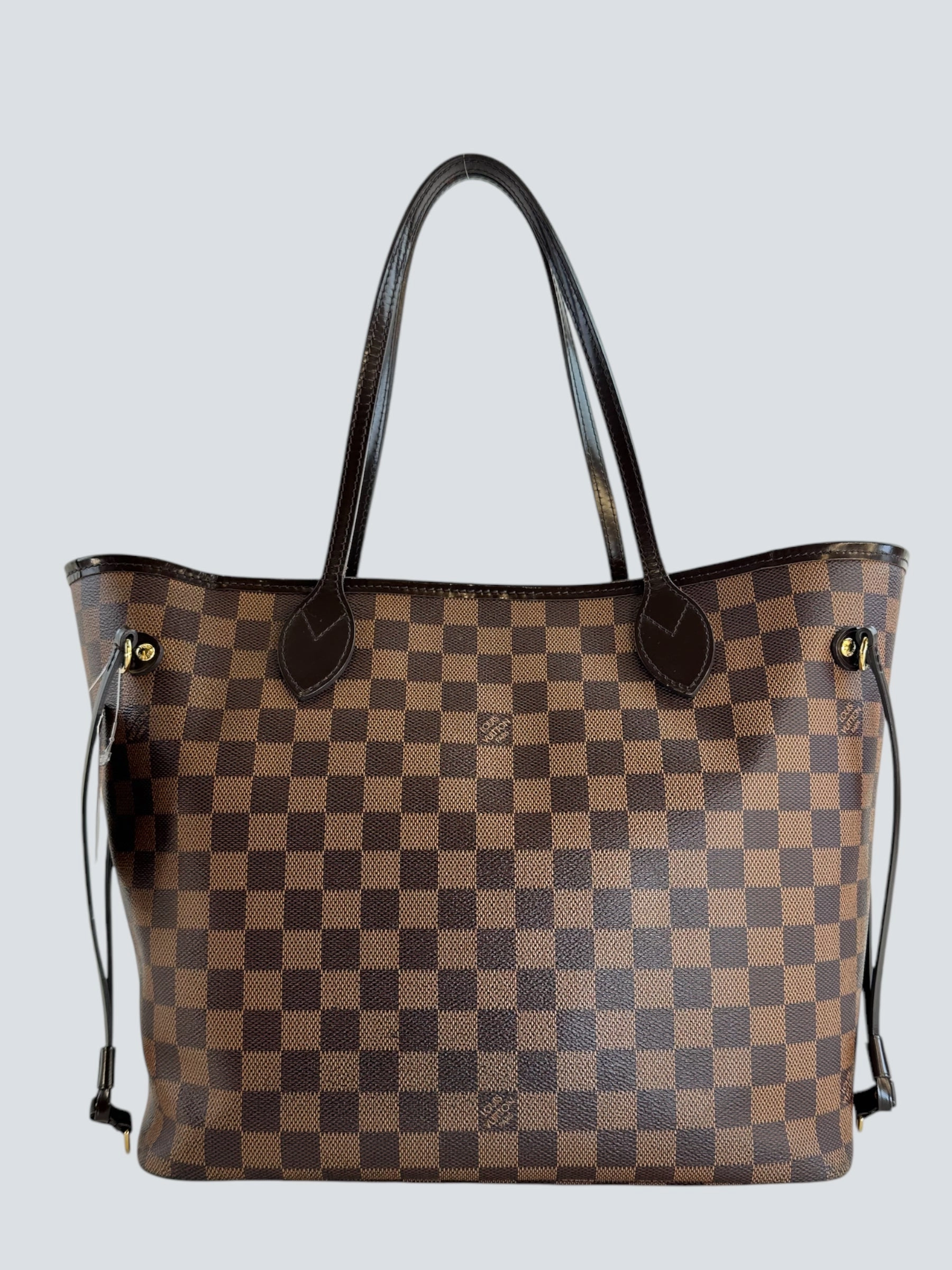 Louis Vuitton Damier Ebene Canvas Neverfull MM - HC initials