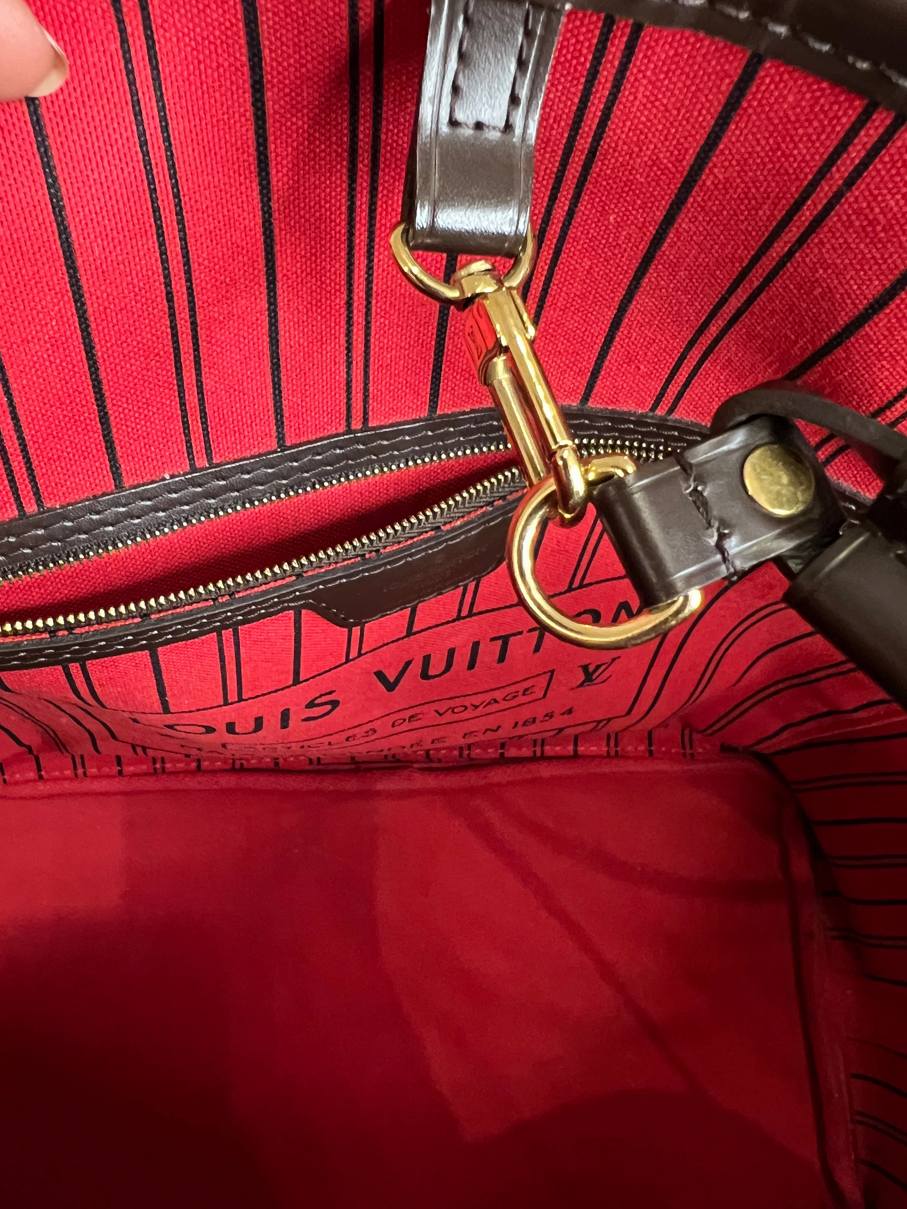 Louis Vuitton Damier Ebene Canvas Neverfull MM - with Pochette