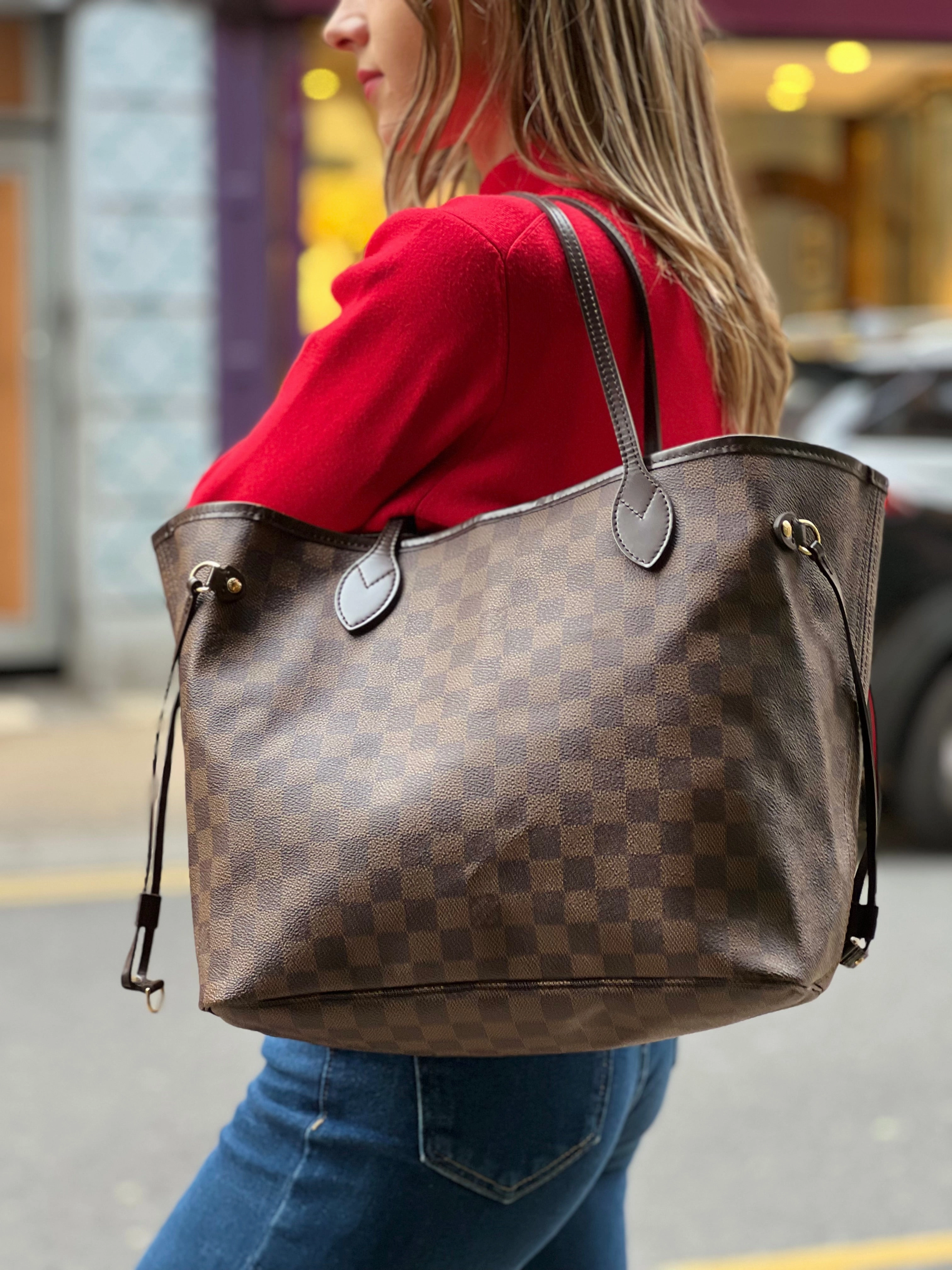 Louis Vuitton Damier Ebene Canvas Neverfull MM