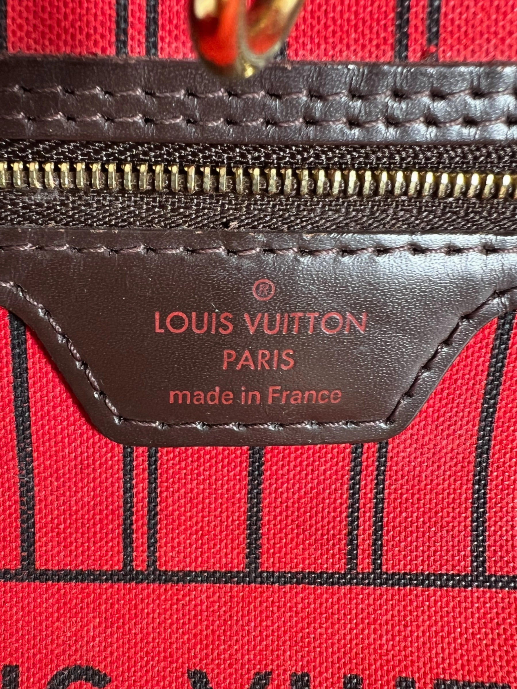 Louis Vuitton Damier Ebene Canvas Neverfull MM