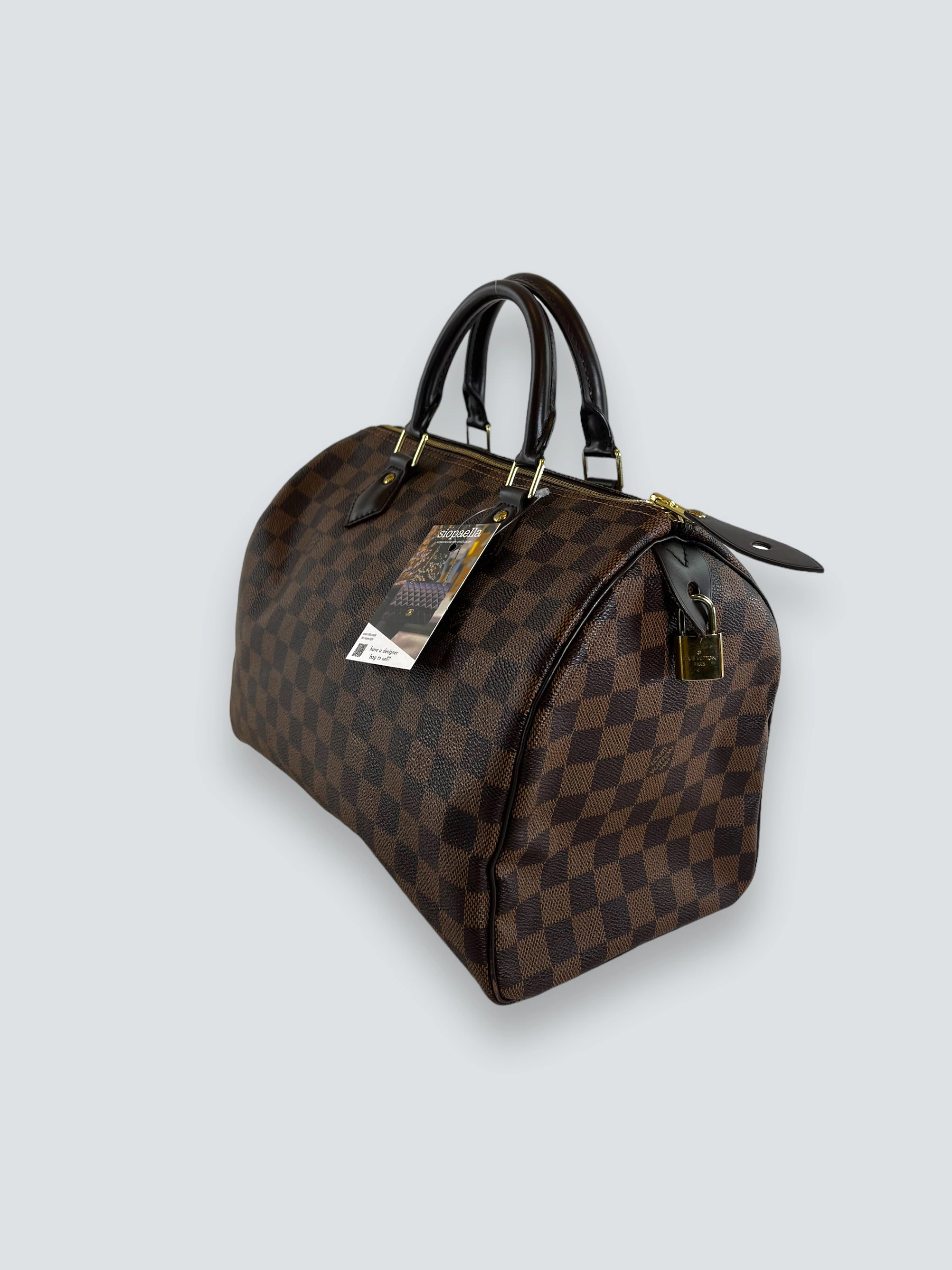 Louis Vuitton Damier Ebene Canvas Speedy 30