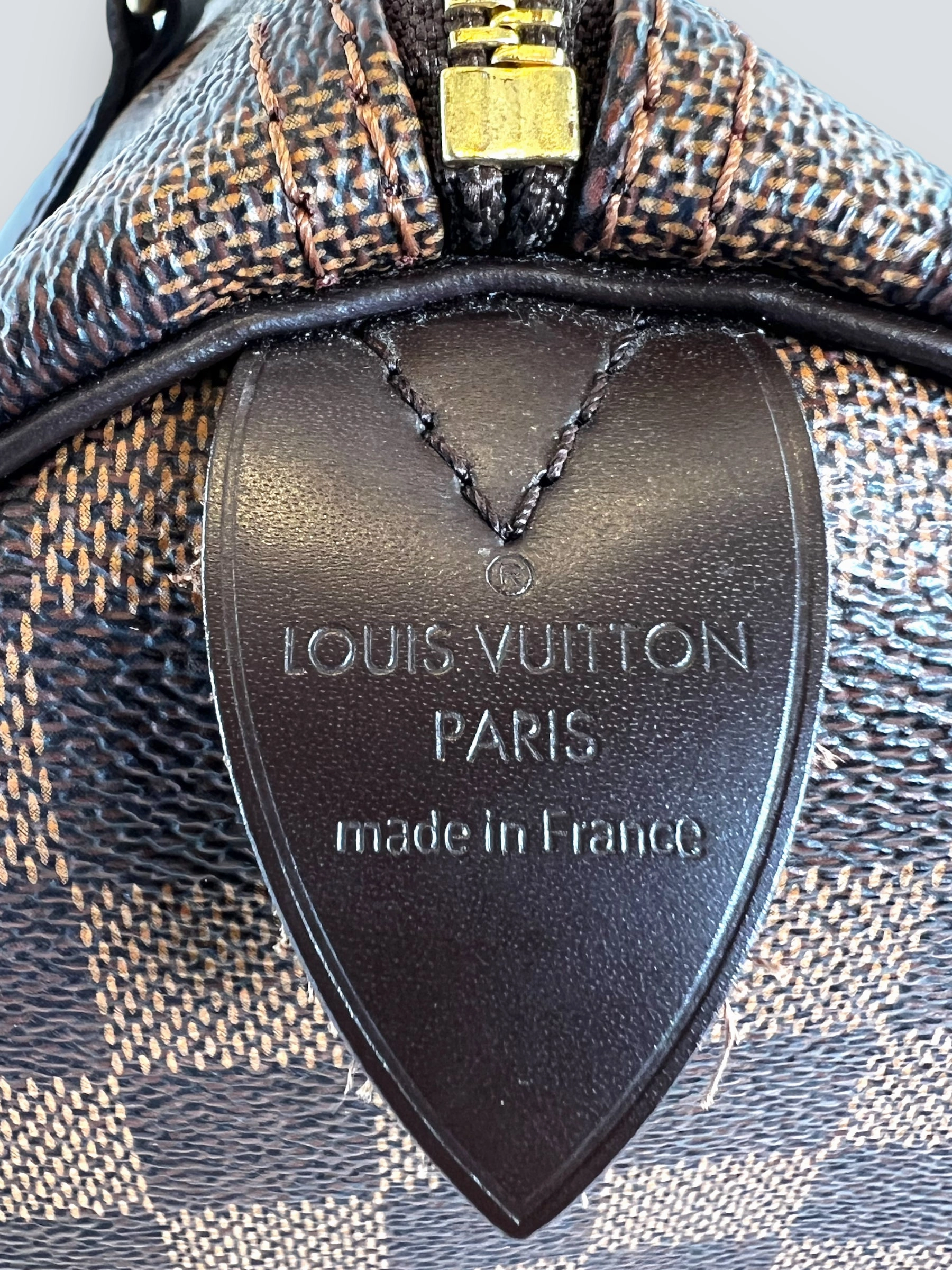 Louis Vuitton Damier Ebene Canvas Speedy 30