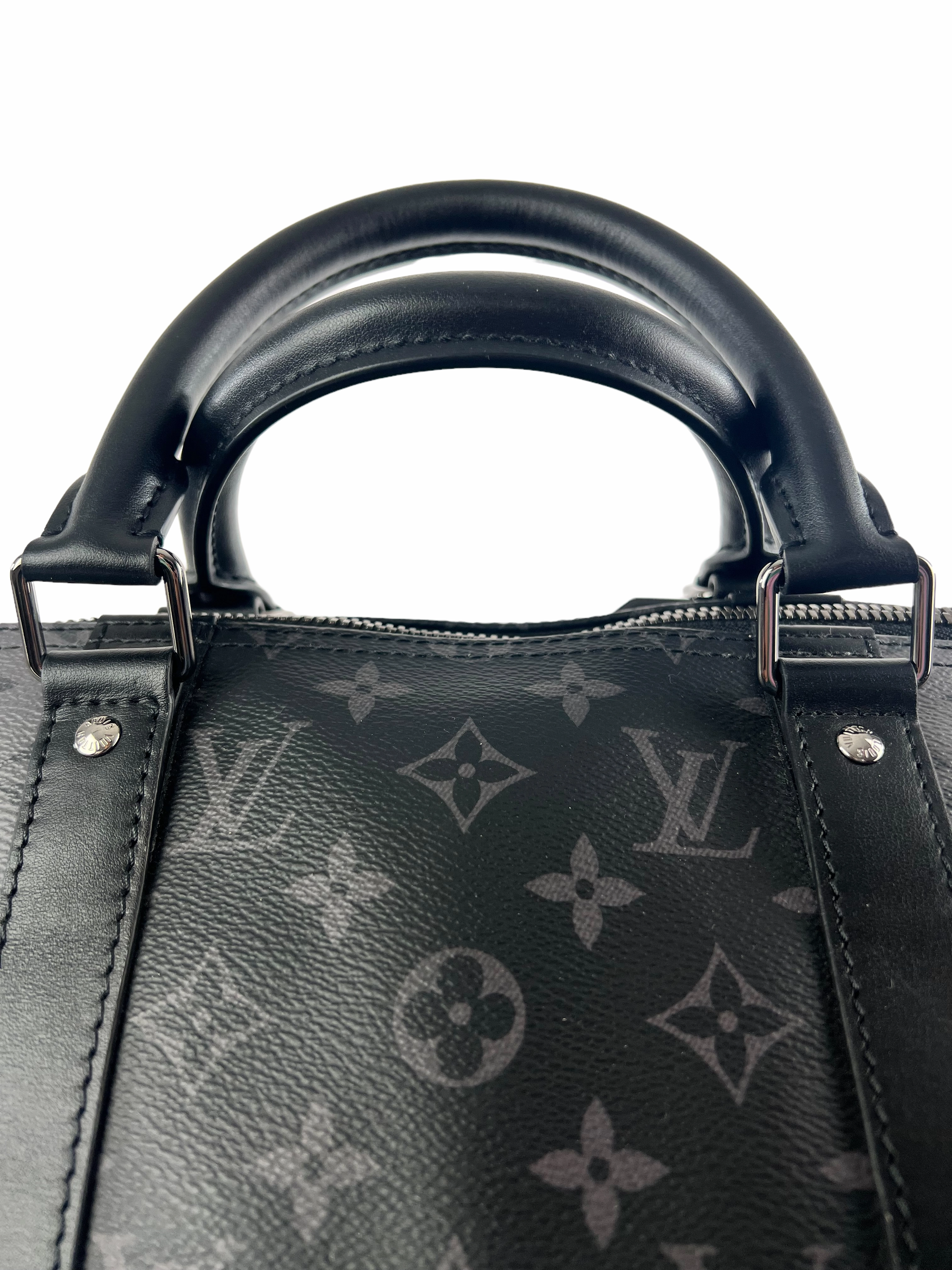 Louis Vuitton Eclipse Reverse Monogram Canvas Keepall Bandouliere 50