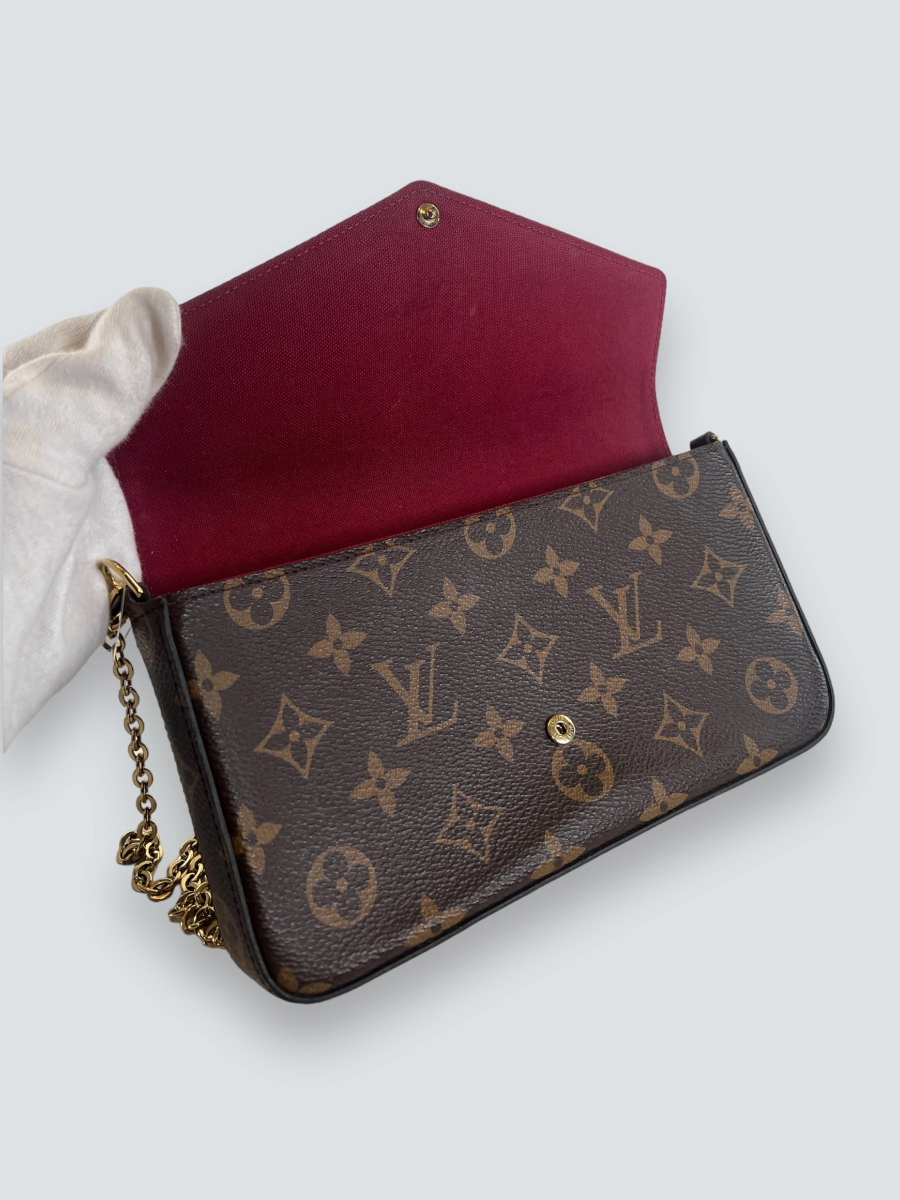 Louis Vuitton Monogram Canvas Felicie Crossbody