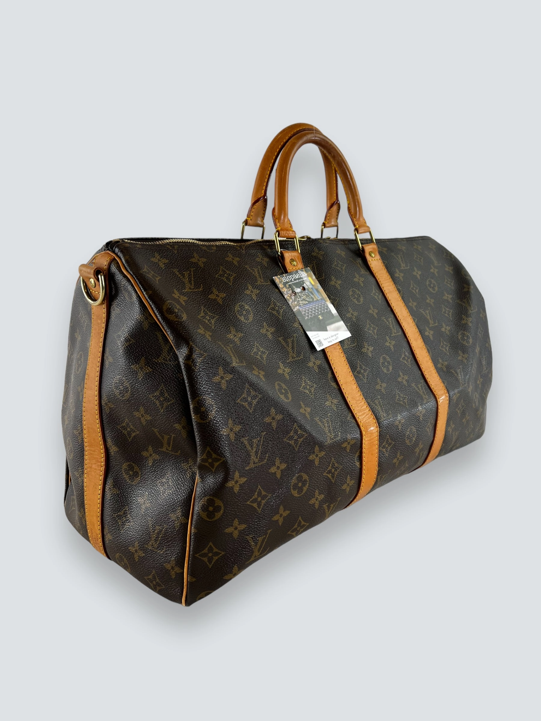 Louis Vuitton Monogram Canvas Keepall 50 Luggage