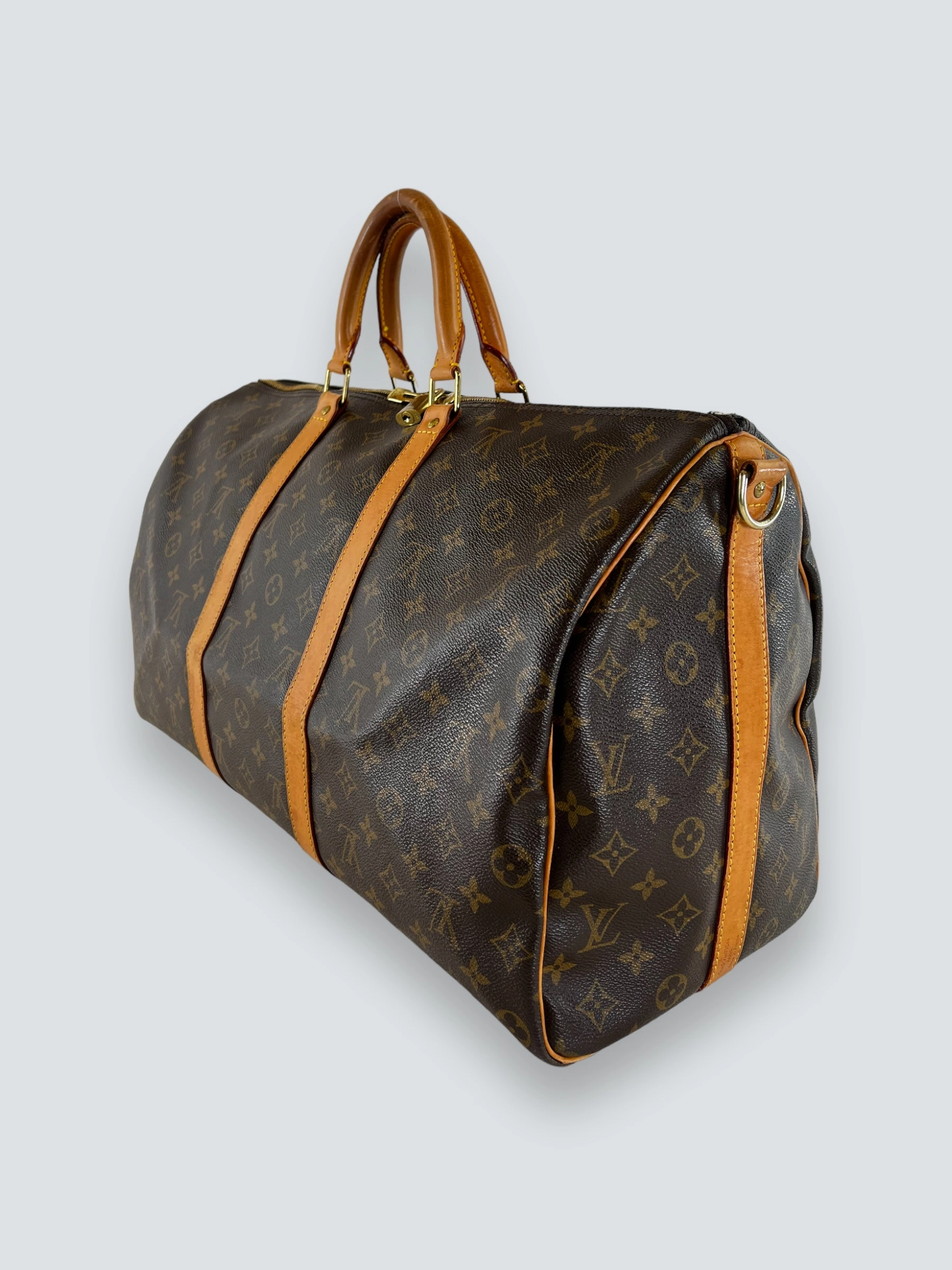 Louis Vuitton Monogram Canvas Keepall 50 Luggage