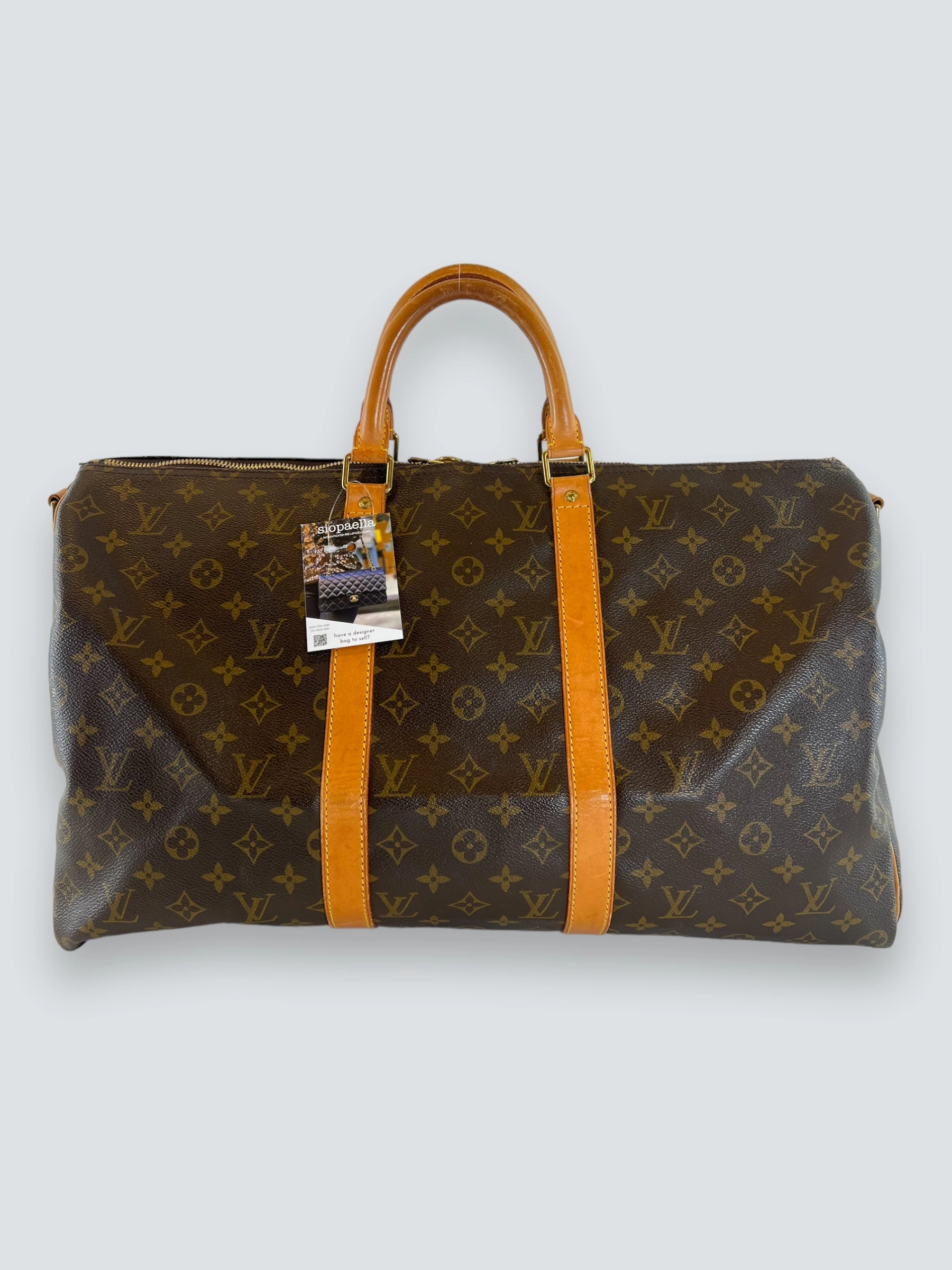 Louis Vuitton Monogram Canvas Keepall 50 Luggage