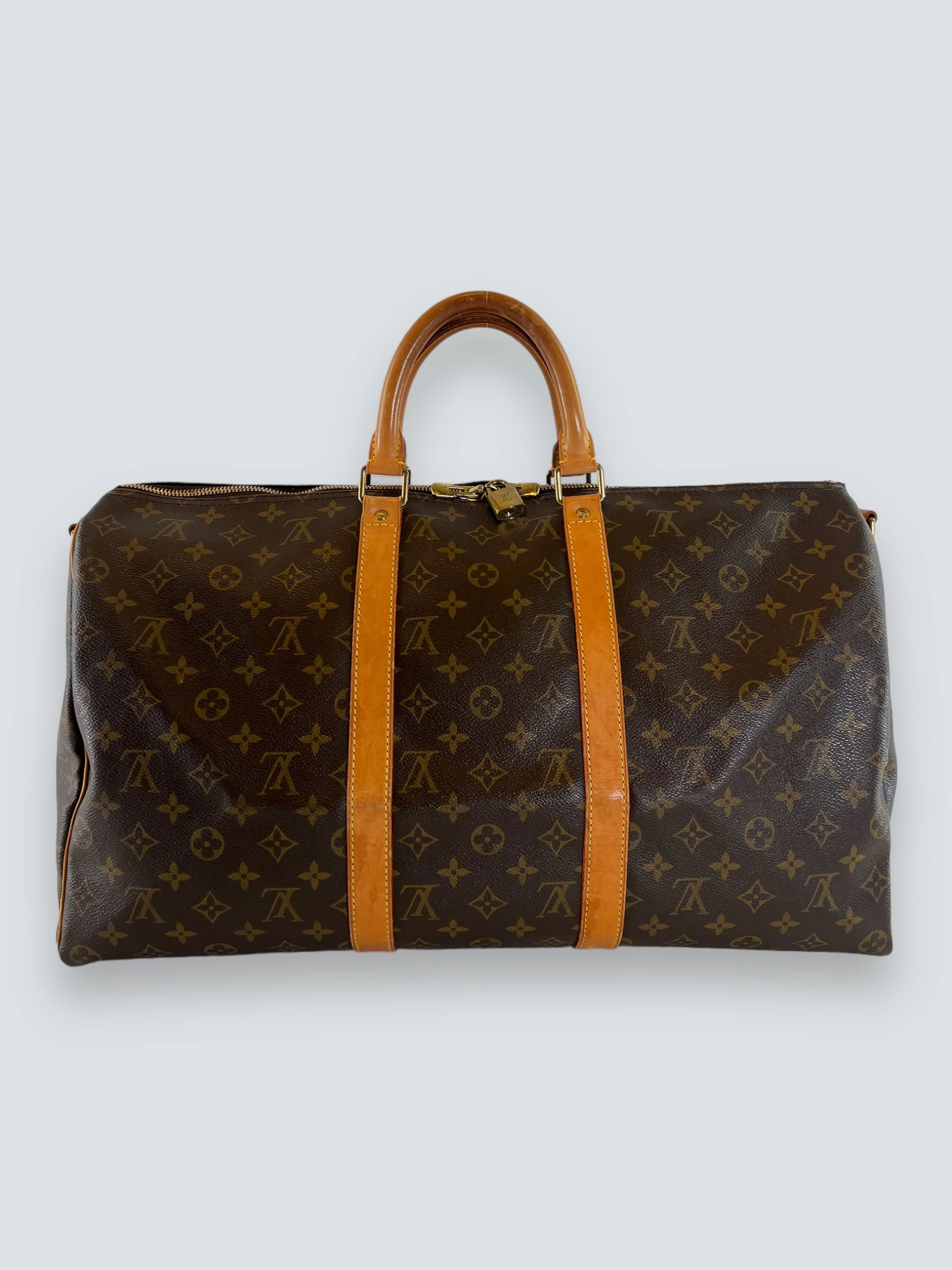 Louis Vuitton Monogram Canvas Keepall 50 Luggage