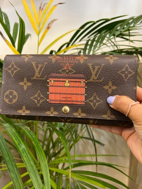 Louis Vuitton Monogram Canvas Limited Edition Trunk Print Wallet