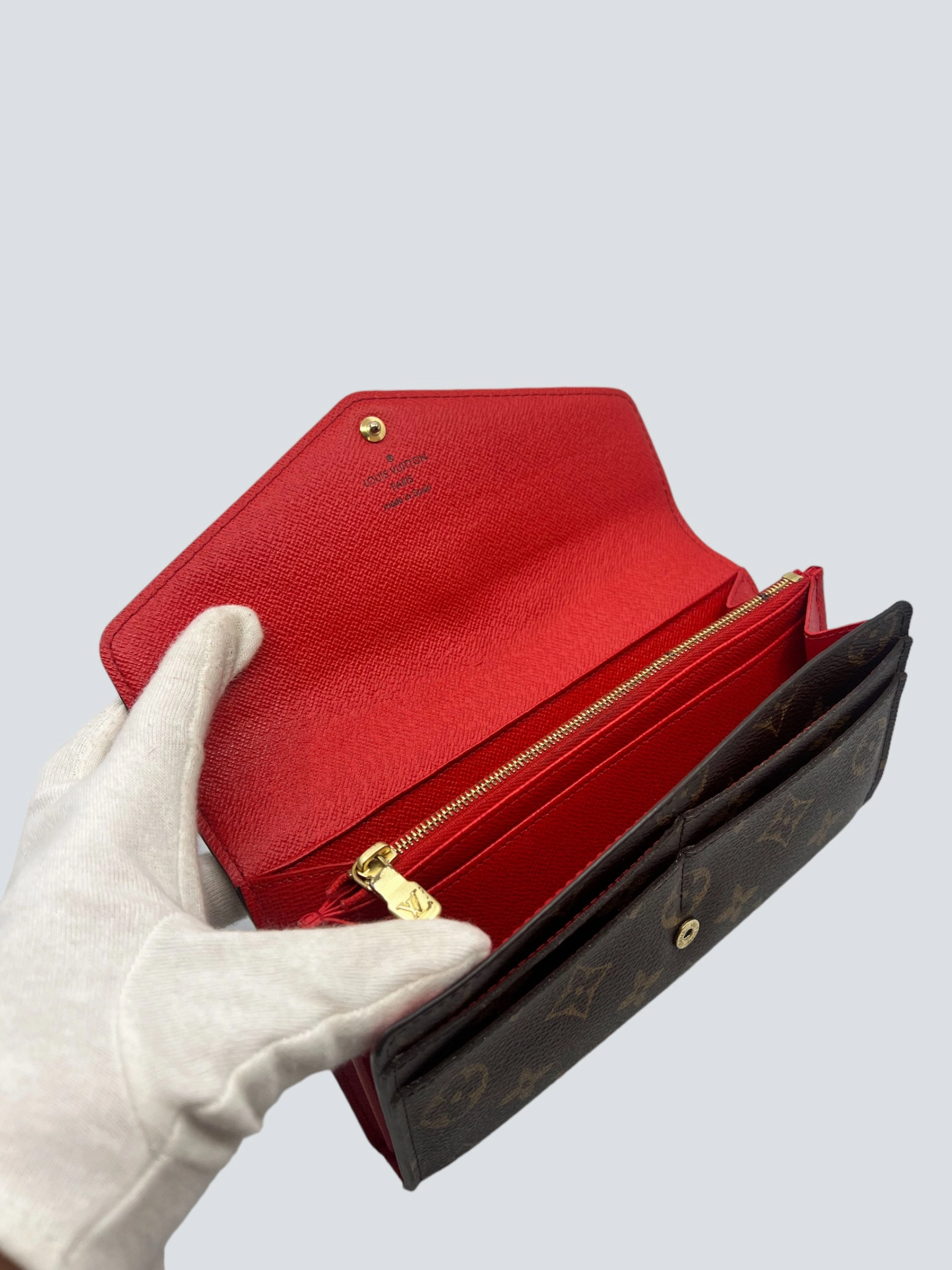 Louis Vuitton Monogram Canvas Sarah Wallet