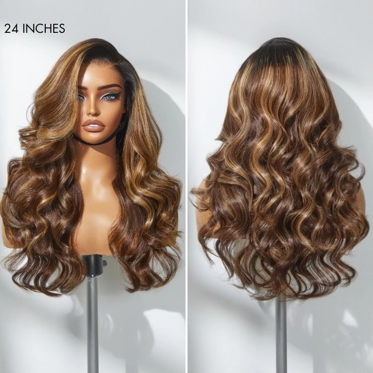 Luvme Hair PartingMax Glueless Wig Loose Body Wave 7x6 Closure HD Lace Pre Cut & Plucked & Bleached Ready to Go