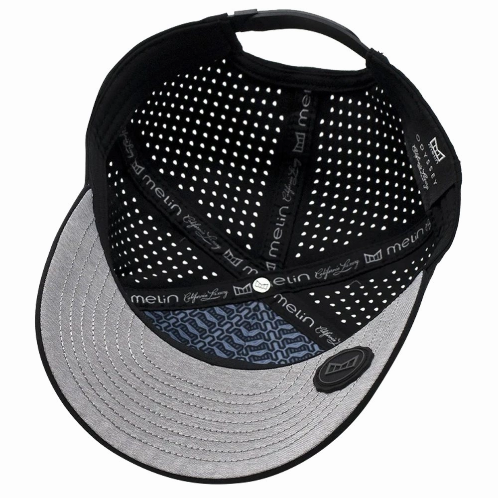 Melin Odyssey Stacked Hydro Golf Cap Black - SU23 Men