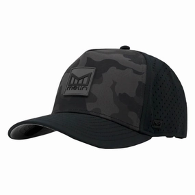 Melin Odyssey Stacked Hydro Golf Cap Black Camo - SU22 Men