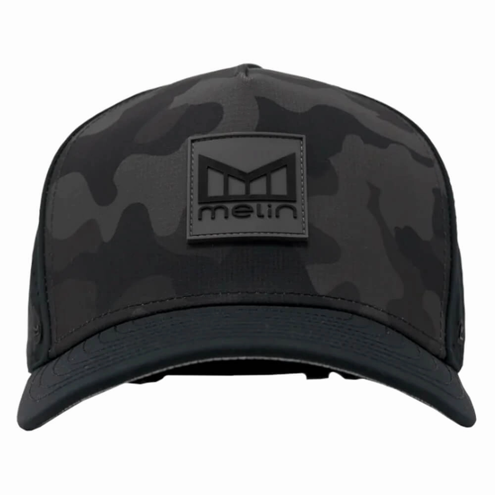 Melin Odyssey Stacked Hydro Golf Cap Black Camo - SU22 Men