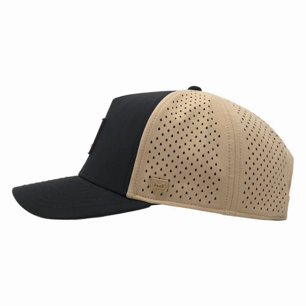 Melin Odyssey Stacked Hydro Golf Cap Dark Khaki/Black - FA24 Men