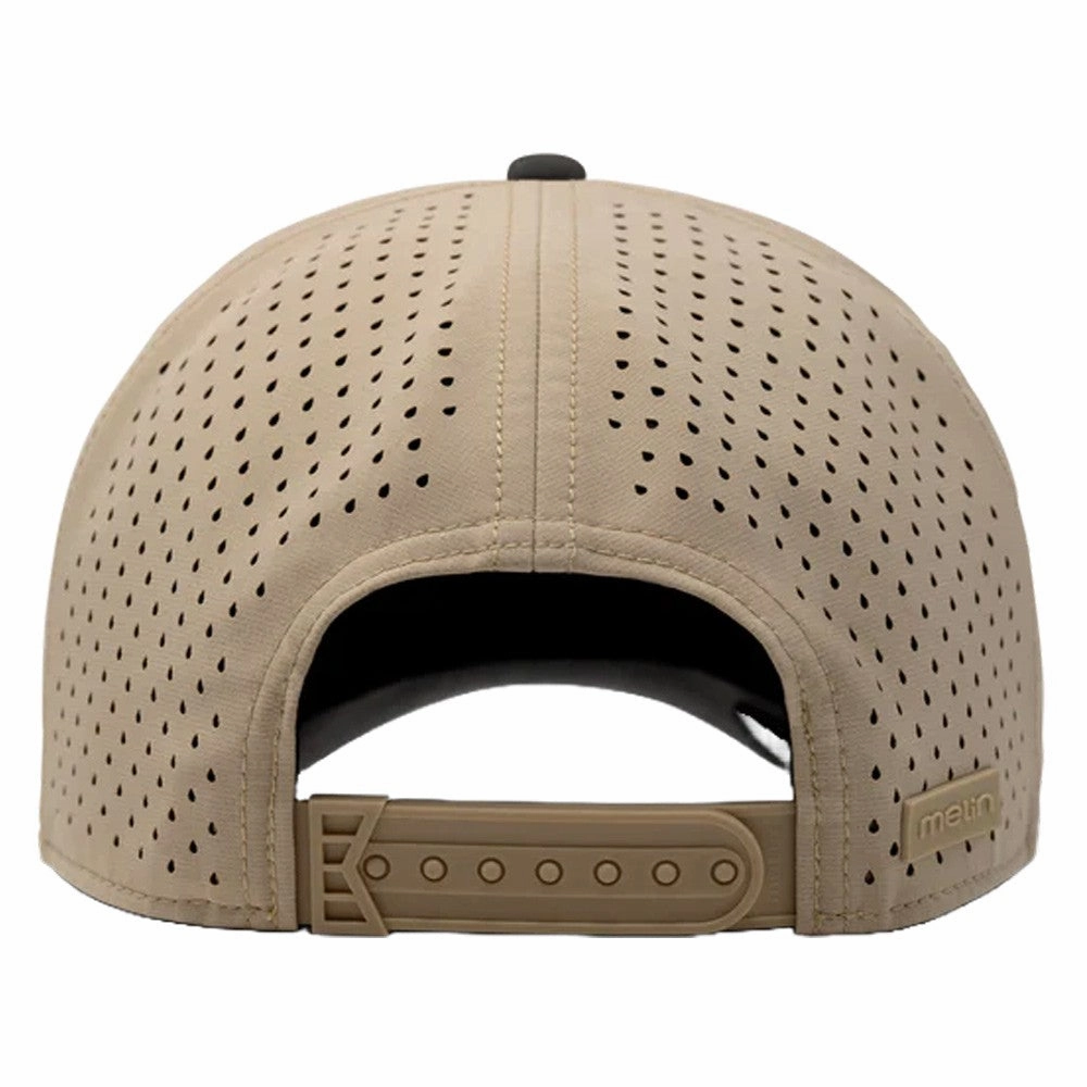 Melin Odyssey Stacked Hydro Golf Cap Dark Khaki/Black - FA24 Men