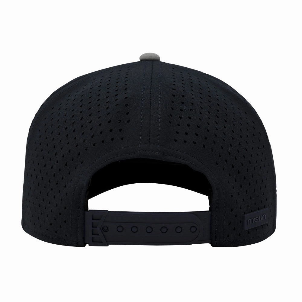 Melin Odyssey Stacked Hydro Golf Cap Heather Gray/Navy - FW24 Men