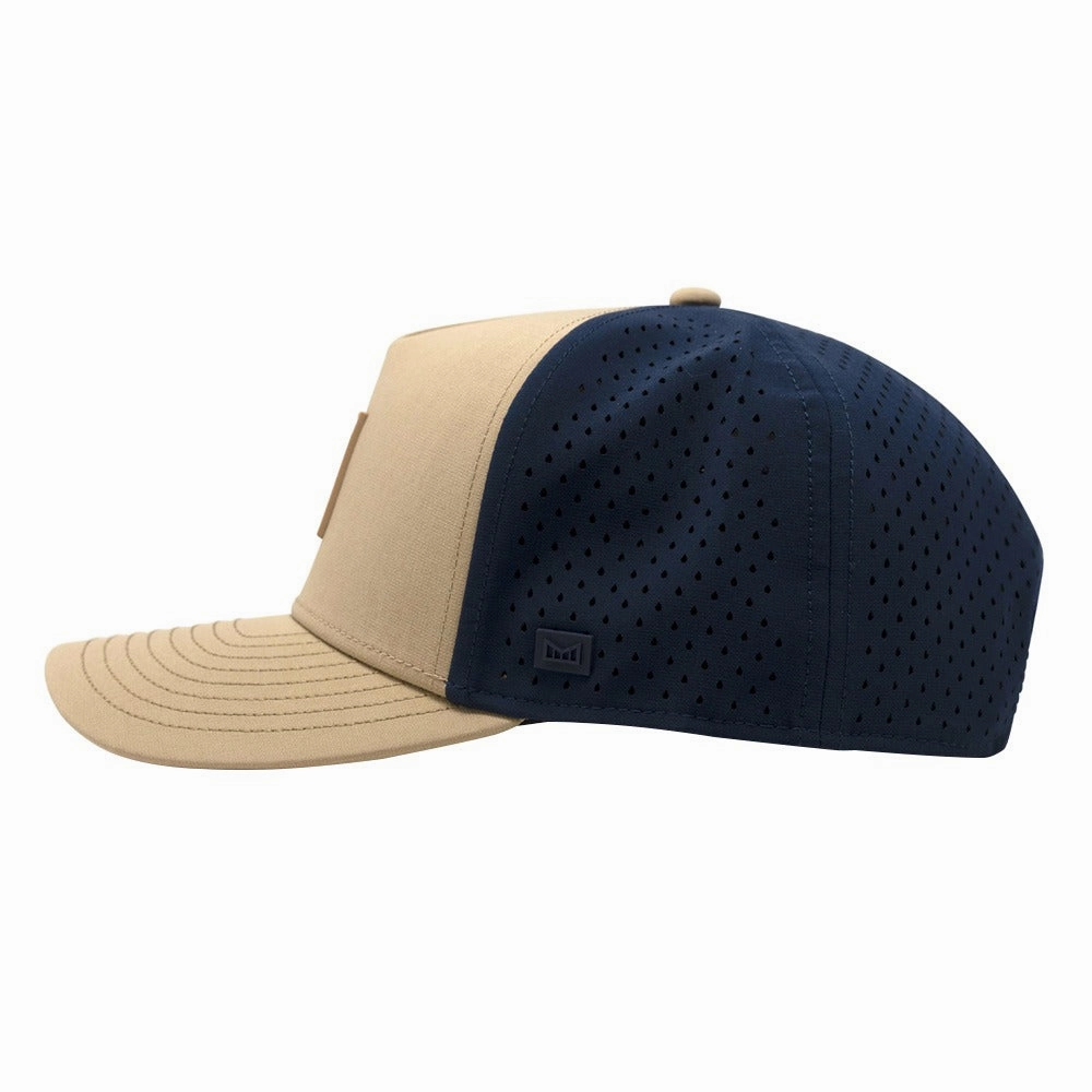 Melin Odyssey Stacked Hydro Golf Cap Khaki/Navy - SP24 Men