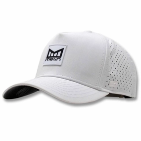 Melin Odyssey Stacked Hydro Golf Cap White - FA23 Men