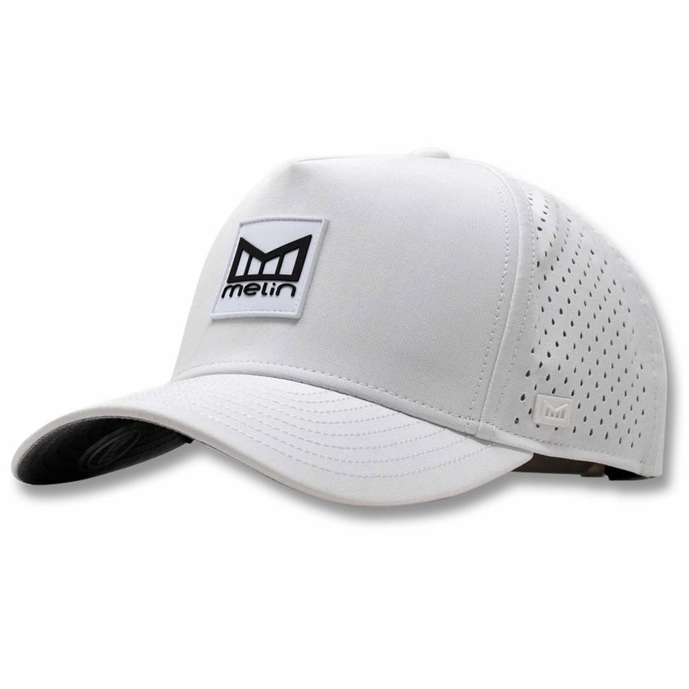 Melin Odyssey Stacked Hydro Golf Cap White - FA23 Men