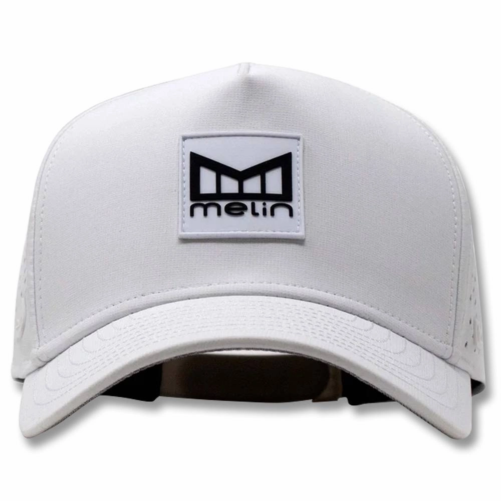 Melin Odyssey Stacked Hydro Golf Cap White - FA23 Men