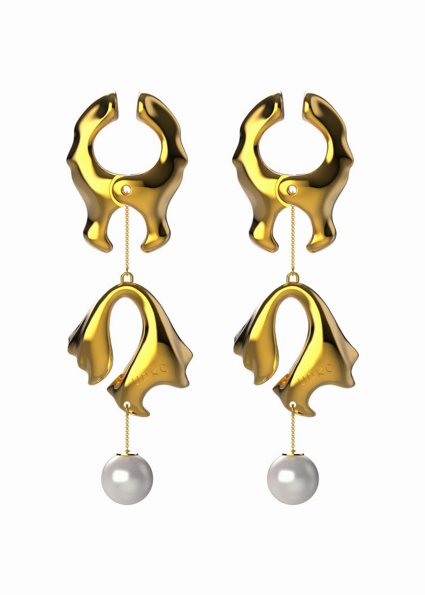 Moist Eyes Pearl Nipple Clamps