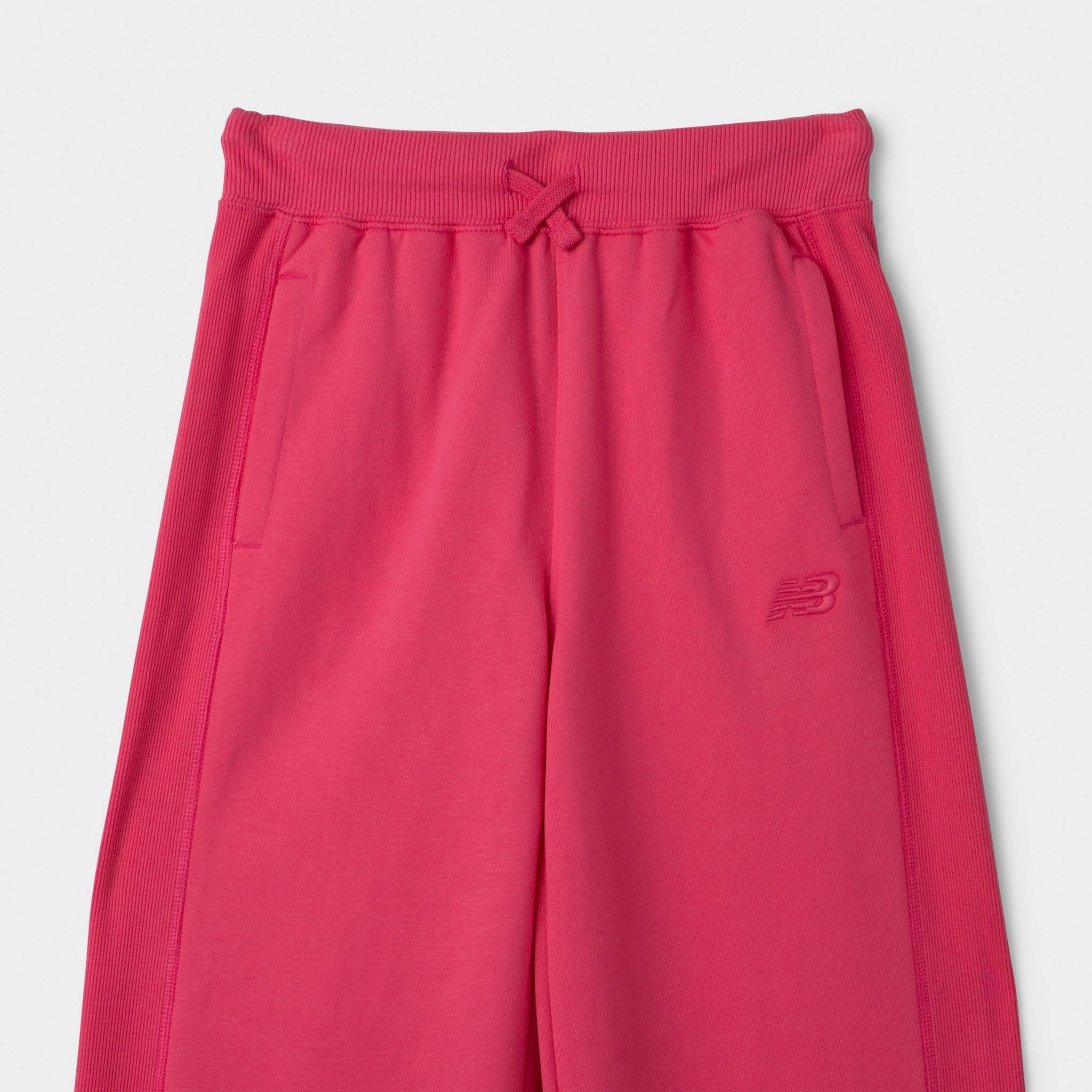 New Balance Junior Girls' Rib Side Panel Pants / Dragon Berry