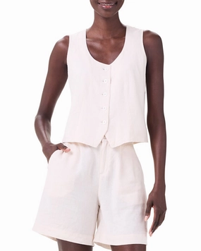 NIC ZOE Rumba Linen-Blend Vest