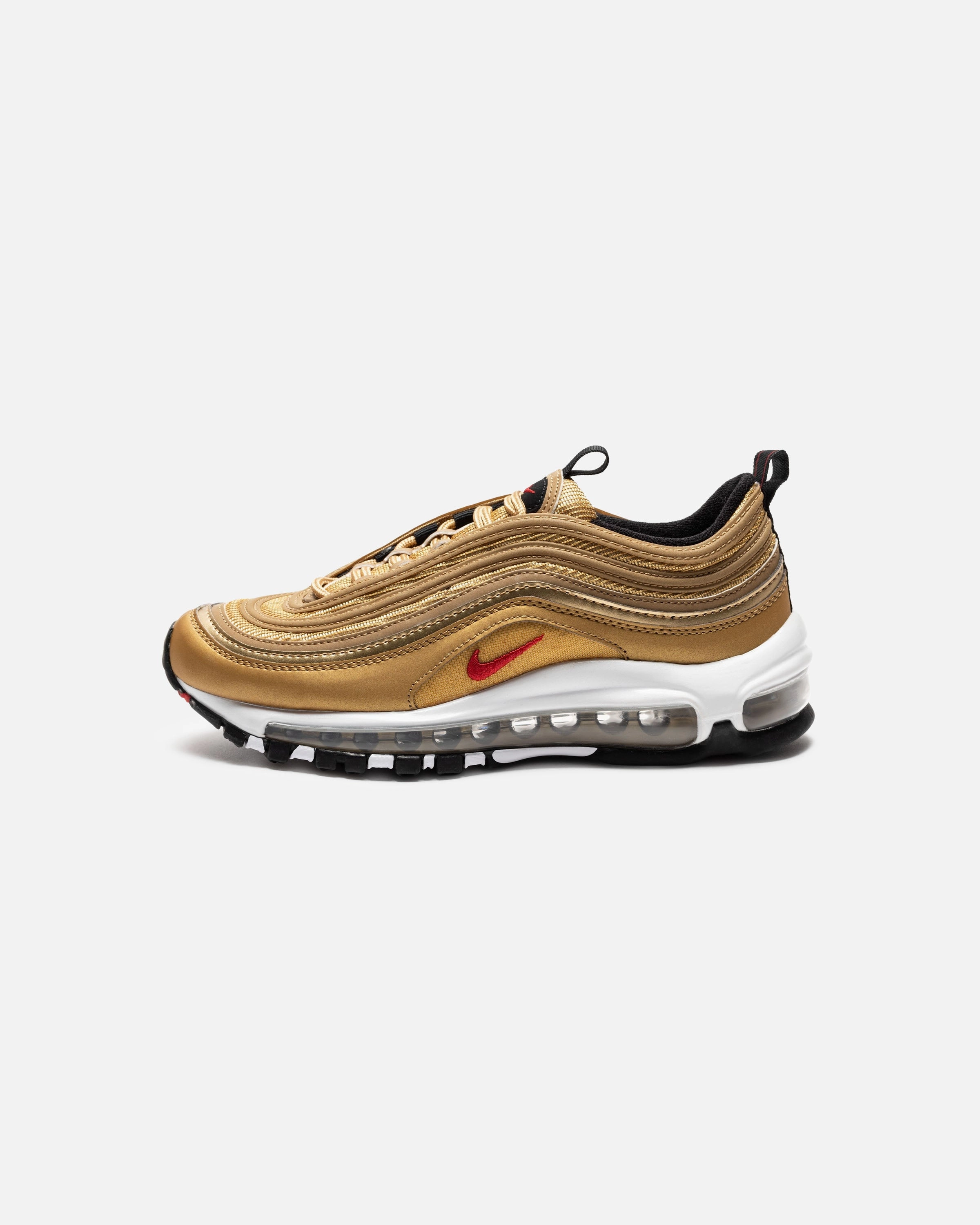 NIKE GS AIR MAX 97 - METALLICGOLD/ VARSITYRED/ BLACK/ WHITE