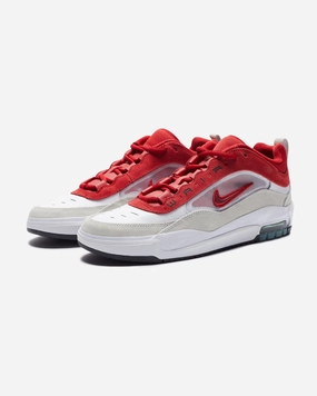 NIKE SB AIR MAX ISHOD 2  - WHITE/ VARSITYRED/ SUMMITWHITE