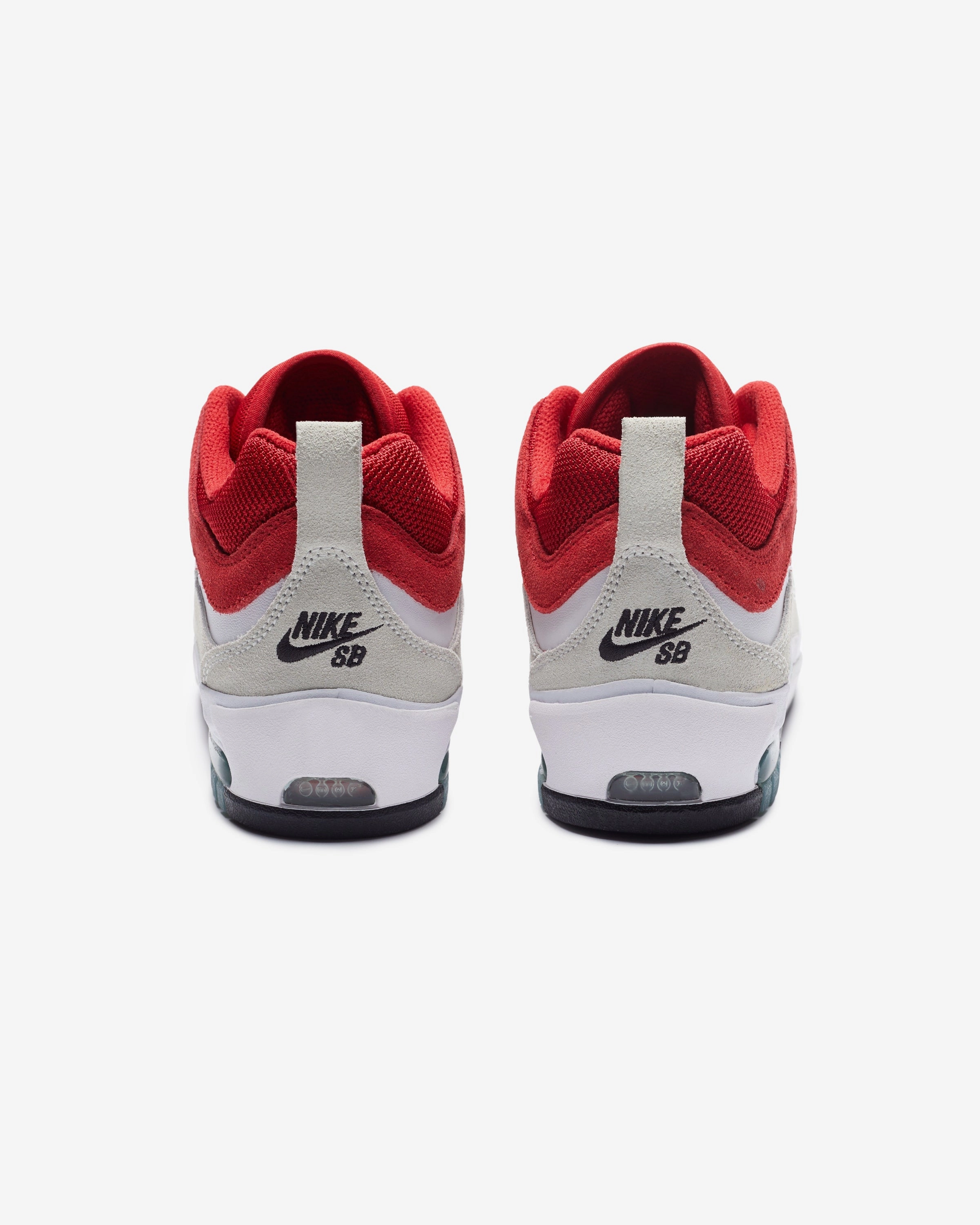NIKE SB AIR MAX ISHOD 2  - WHITE/ VARSITYRED/ SUMMITWHITE