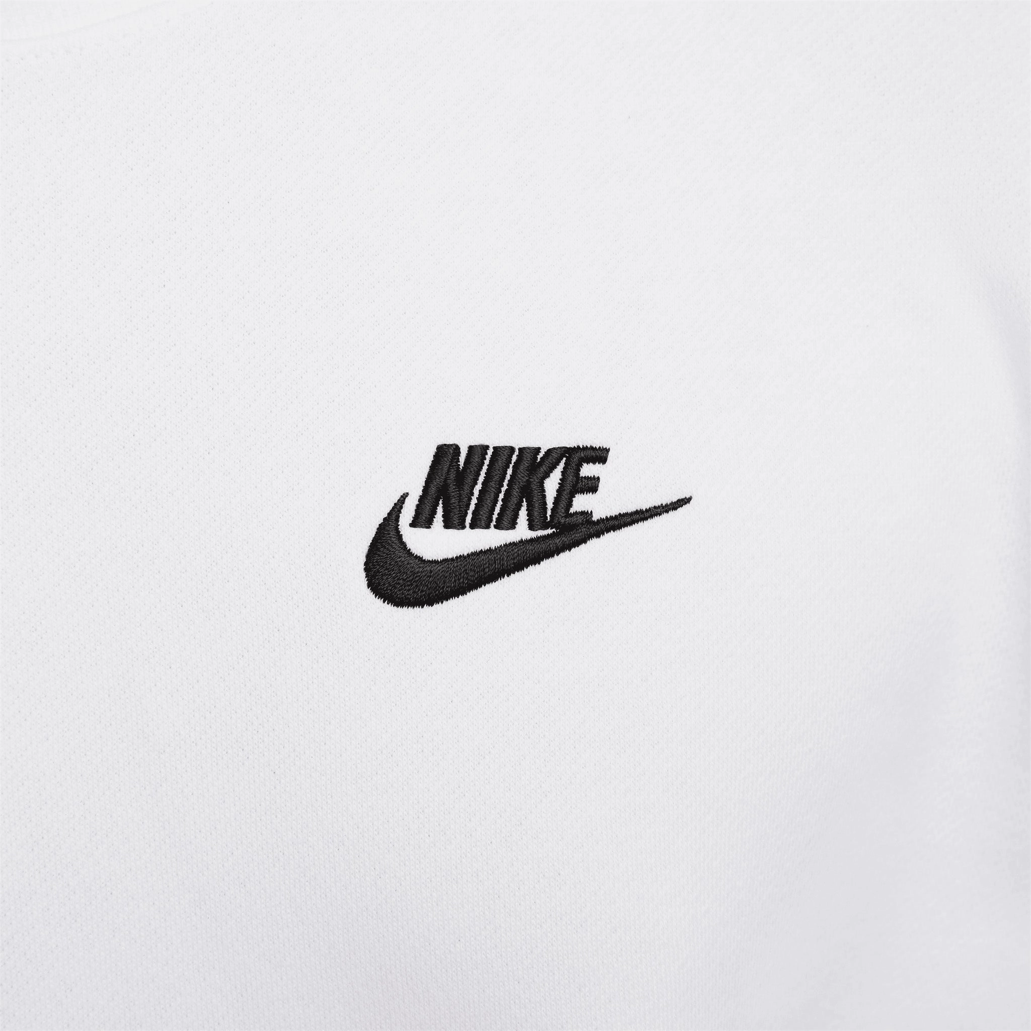 Nike Sportswear Women's Club Fleece Crewneck White / Black