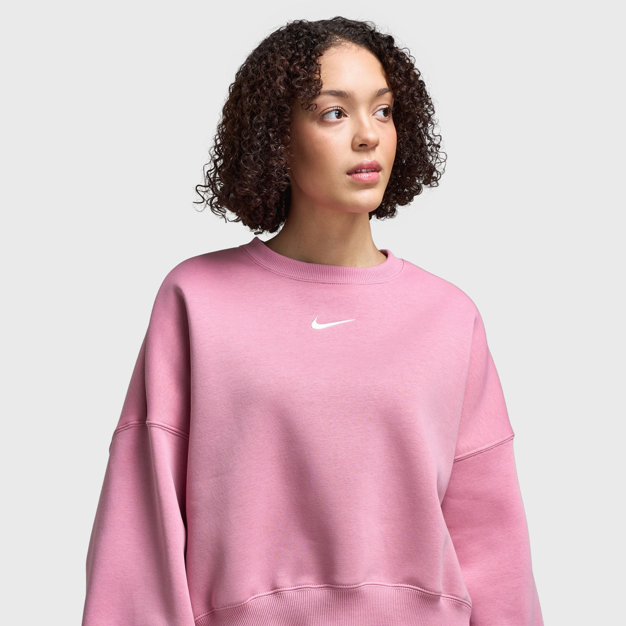 Nike Sportswear Women's Over-Oversized Crewneck Sweatshirt Elemental Pink / Sail
