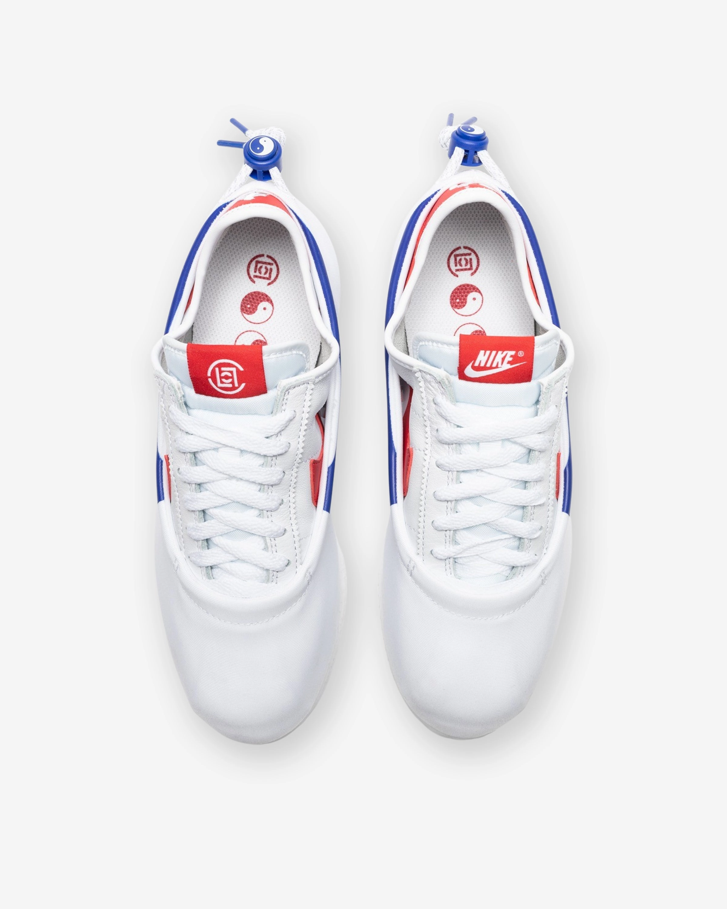 NIKE X CLOT CORTEZ - WHITE/ GAMEROYAL/ UNIVERSITYRED