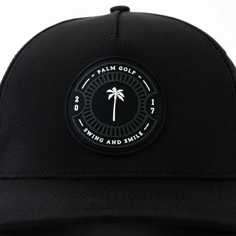 Palm Golf Icon Performance Snapback Golf Cap Black - SS24 Men