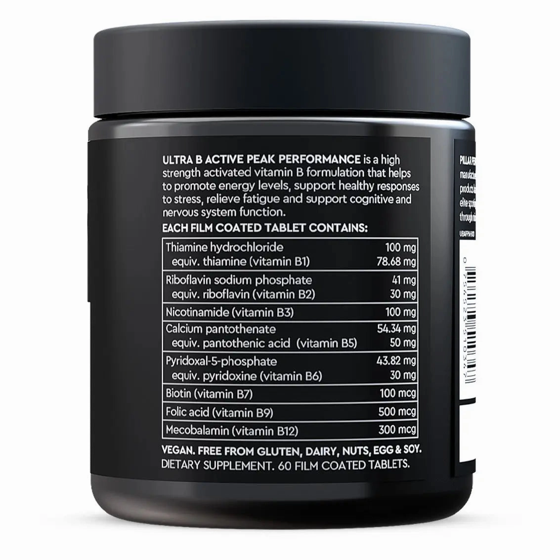 PILLAR Performance Ultra B Active Tablets