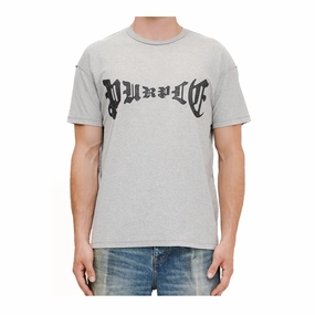 Purple Brand Textured Inside Out Tee - GREY