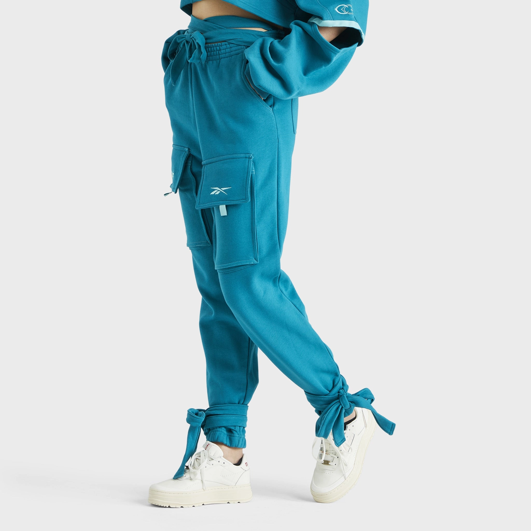 Reebok x Cardi B Women's Knit Pants / Seaport Teal