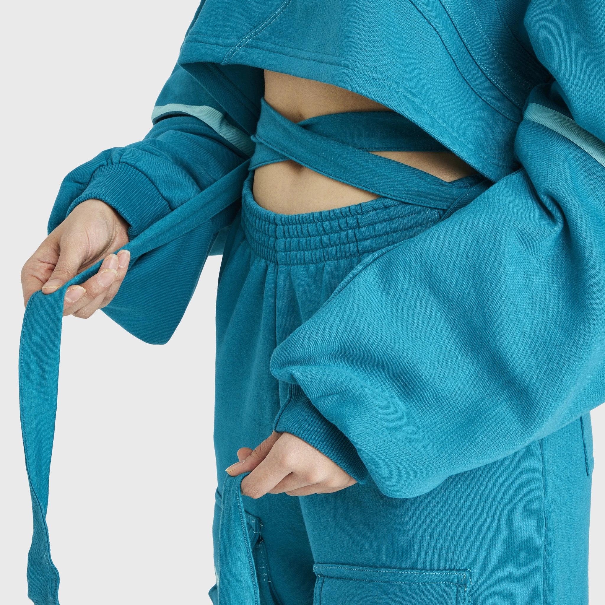Reebok x Cardi B Women's Knit Pants / Seaport Teal